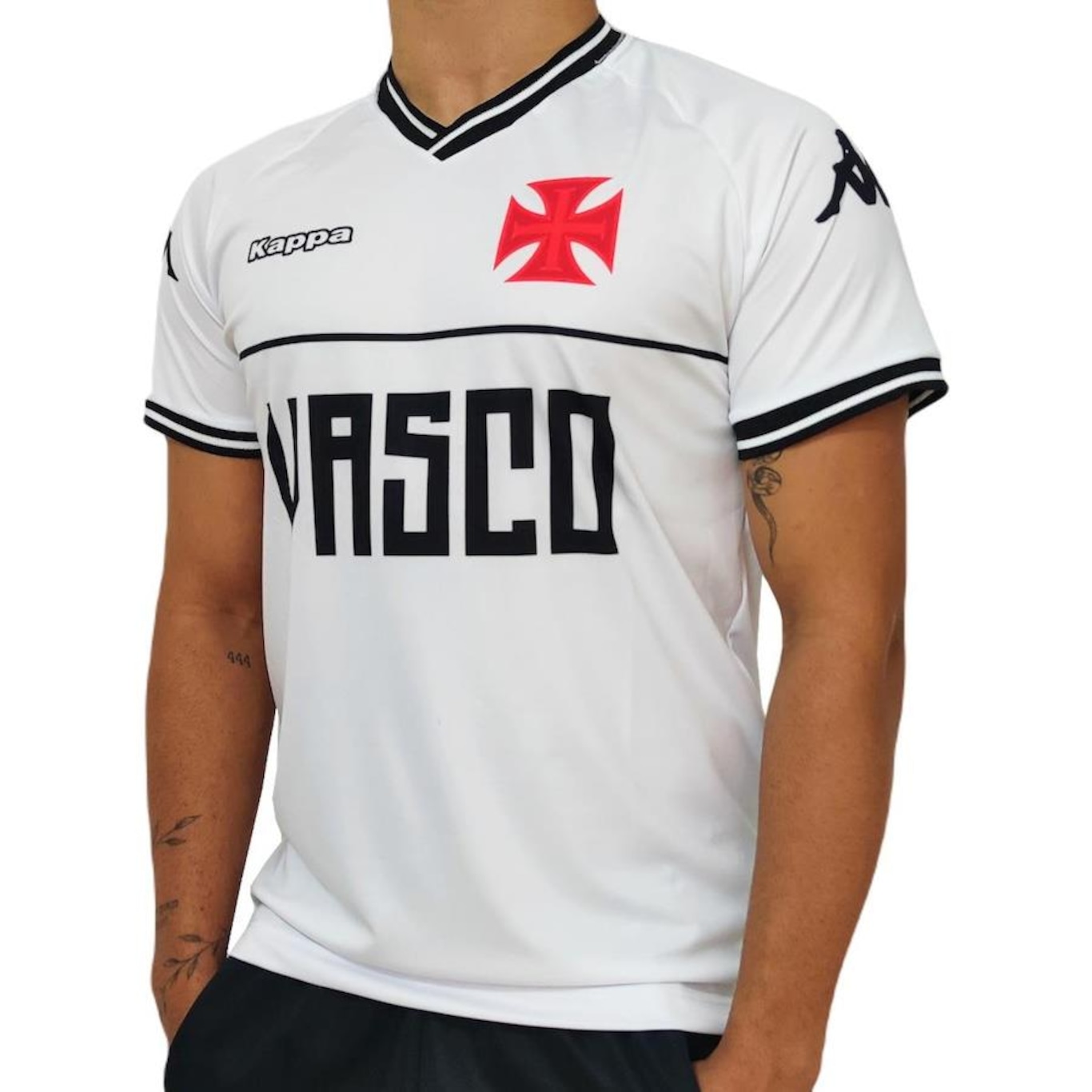 Camisa do Vasco Da Gama Supporter Kappa - Masculino - Foto 1