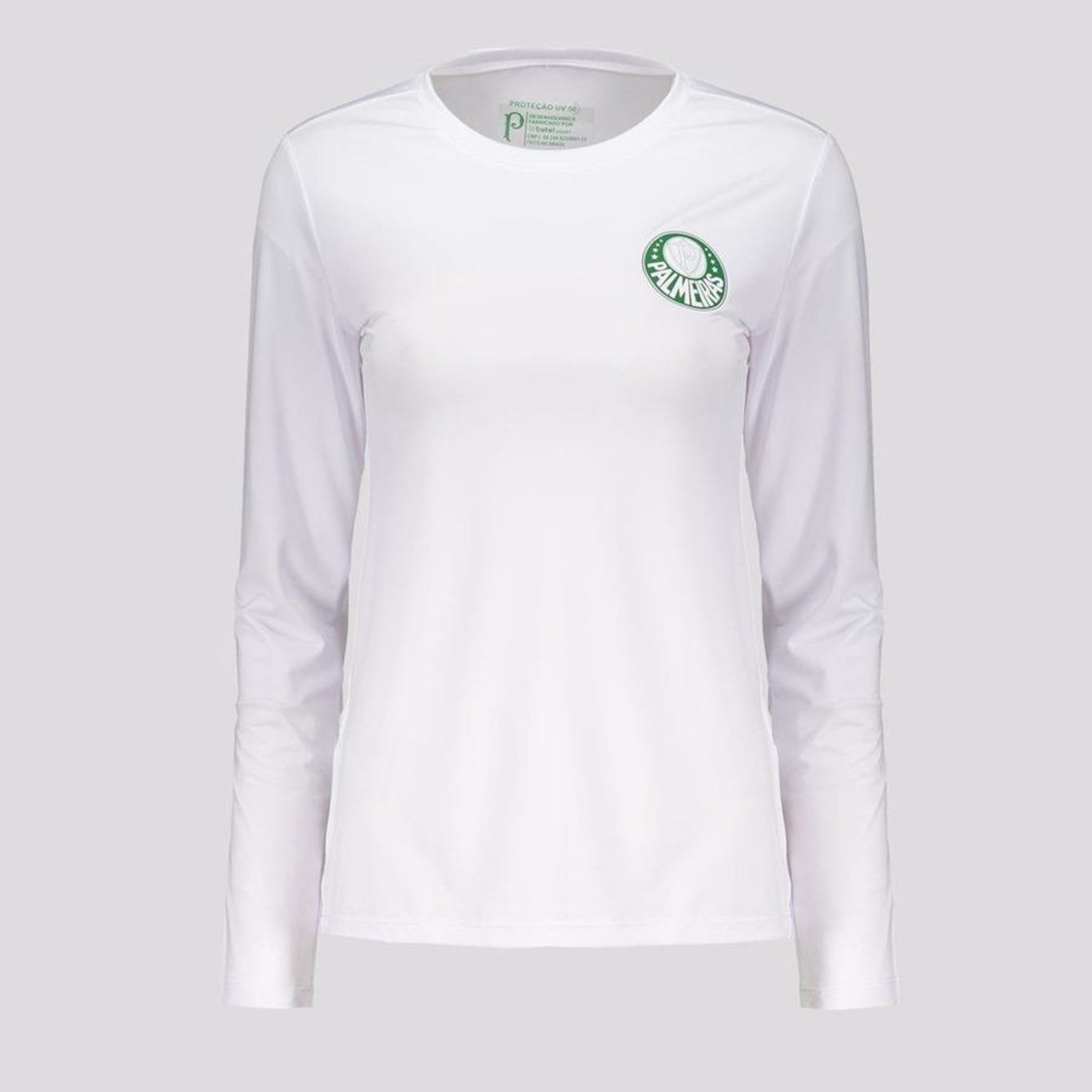 Camisa Palmeiras Brave Manga Longa - Feminina - Foto 1