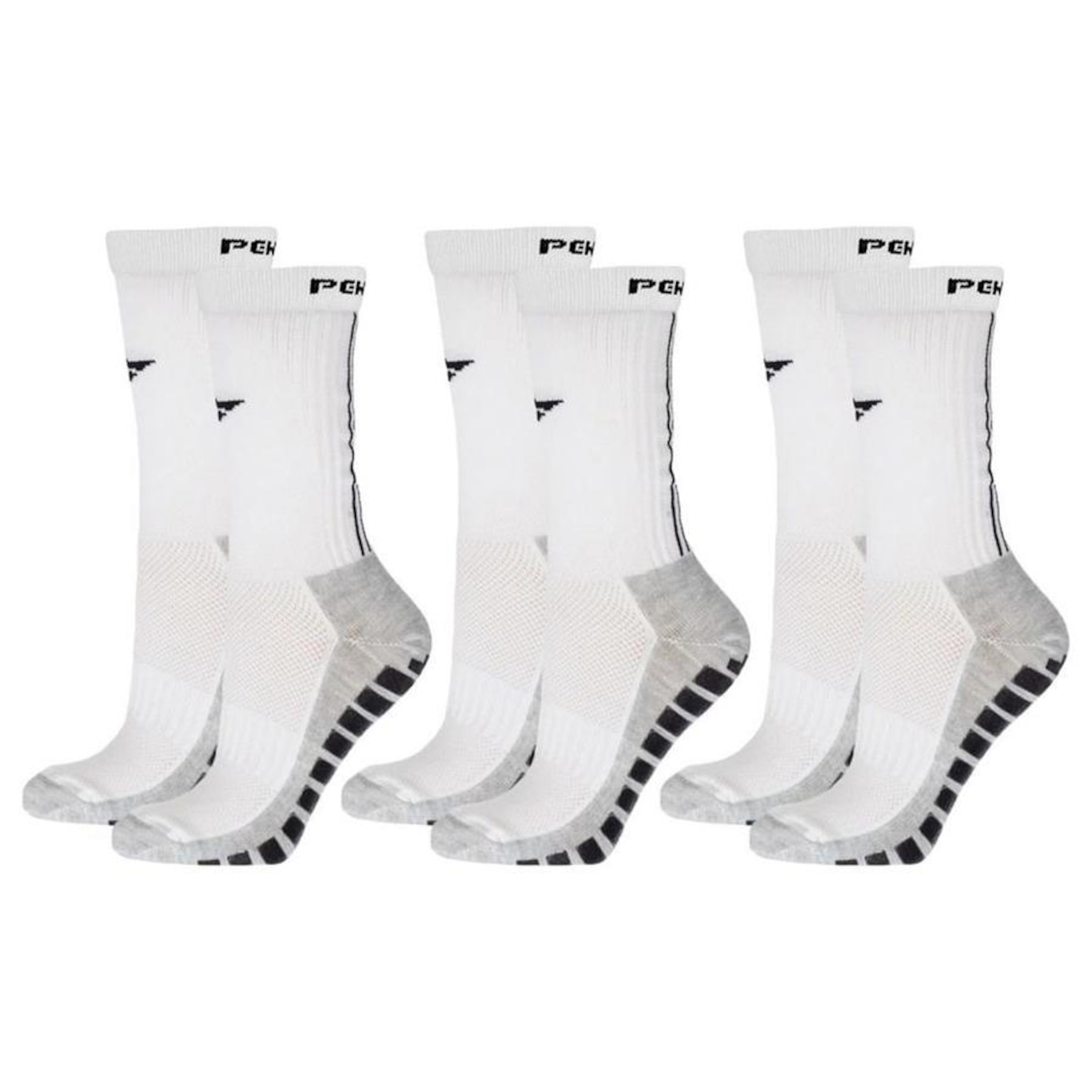 Kit Meiões Penalty Grip - 39 a 43 - 3 Pares - Masculina - Foto 1