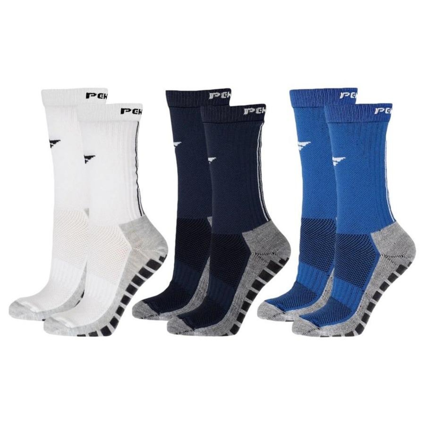 Kit Meiões Penalty Grip - 39 a 43 - 3 Pares - Masculina - Foto 1