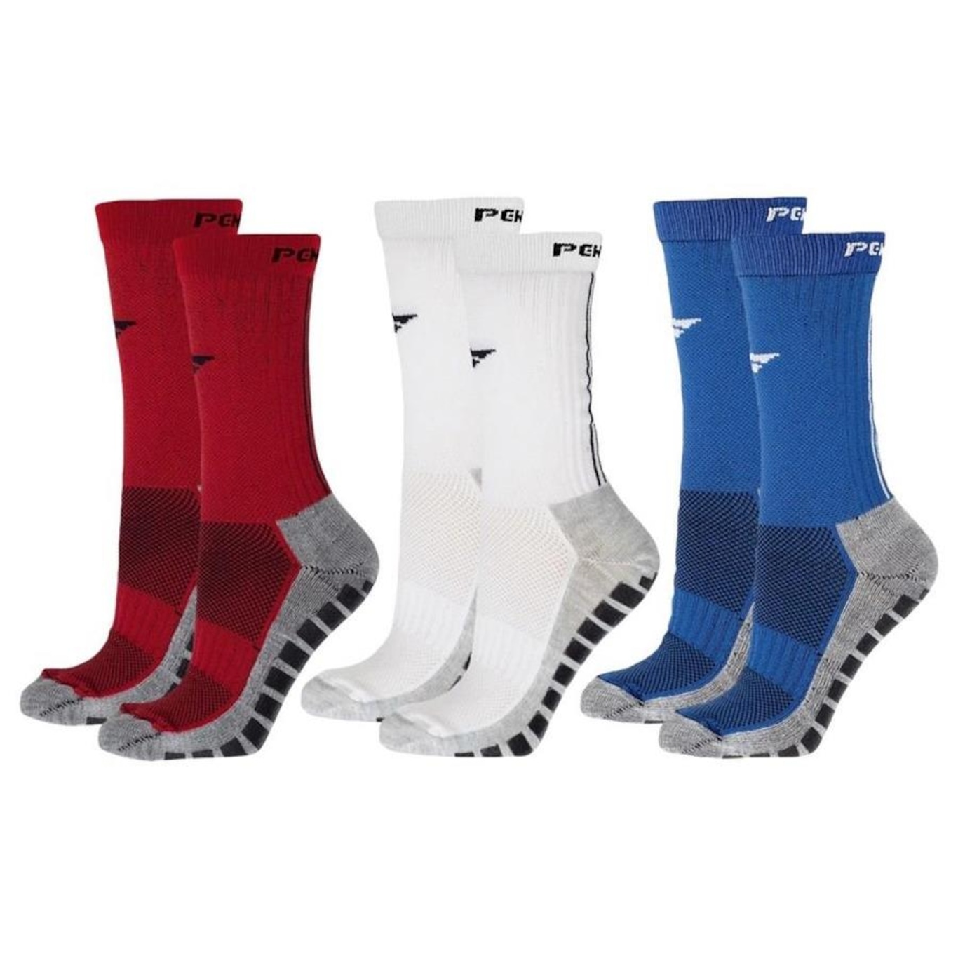 Kit Meiões Penalty Grip - 39 a 43 - 3 Pares - Masculina - Foto 1