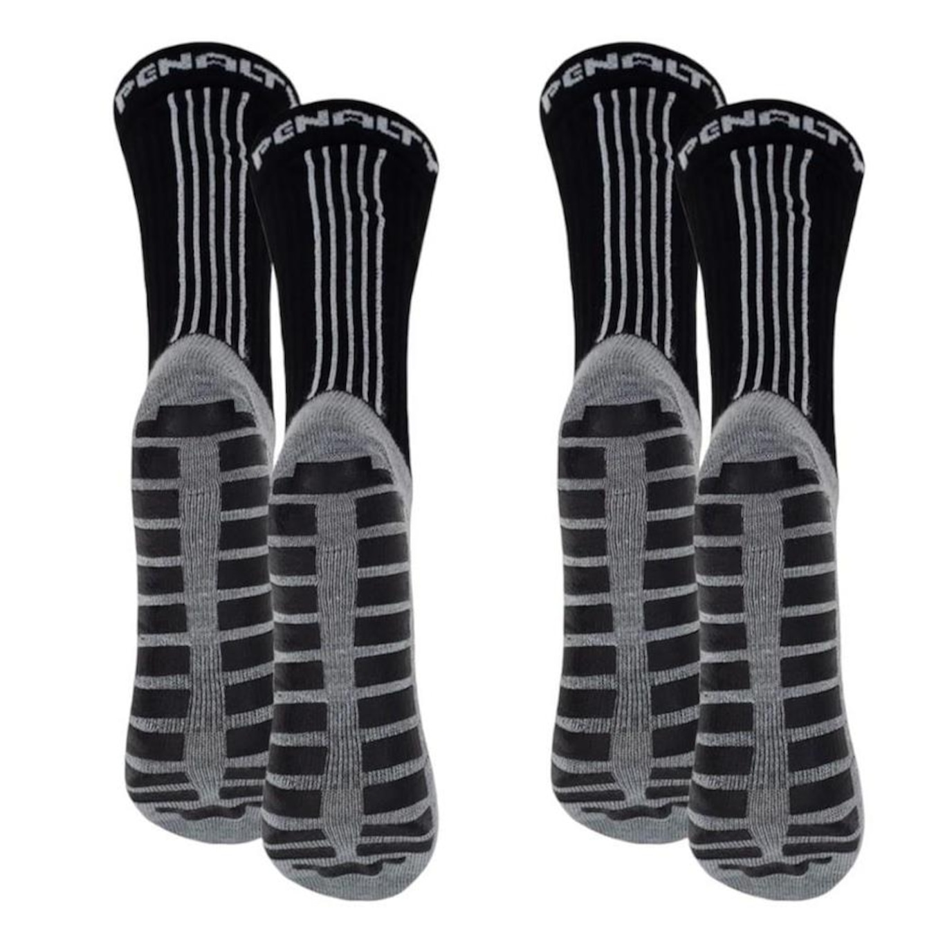 Kit Meiões Penalty Grip - 39 a 43 - 2 Pares - Masculina - Foto 2