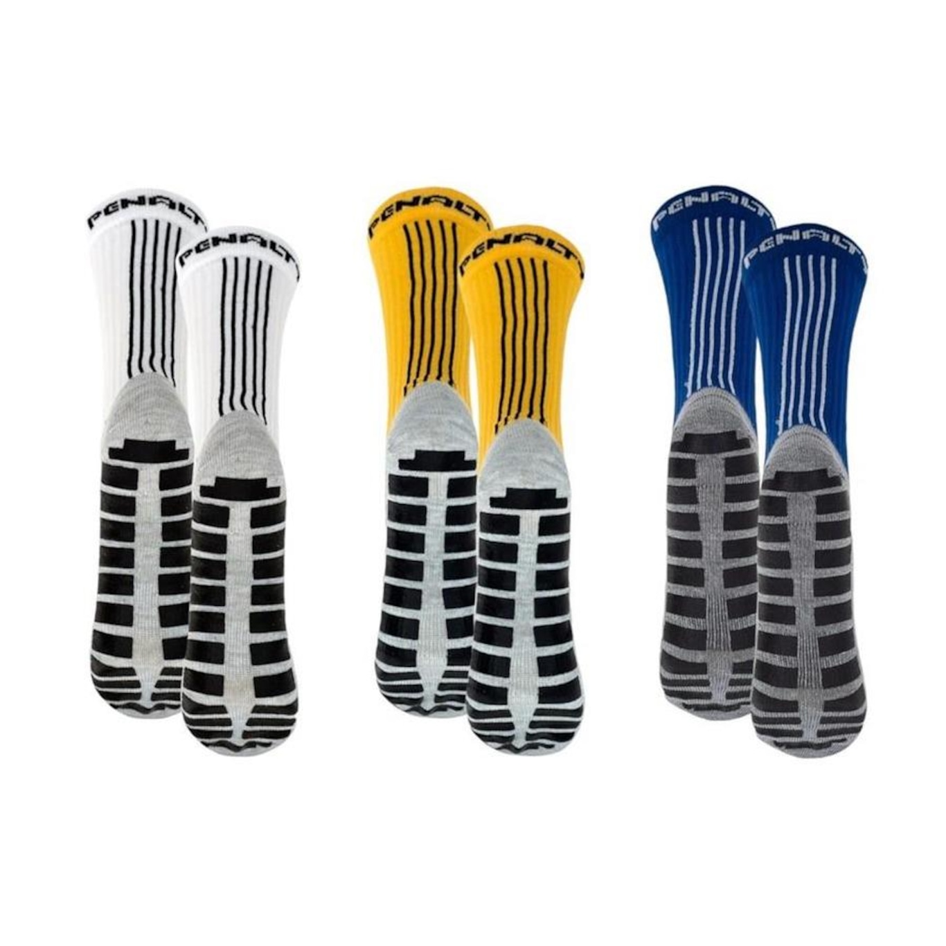 Kit Meiões Penalty Grip - 39 a 43 - 3 Pares - Masculina - Foto 2