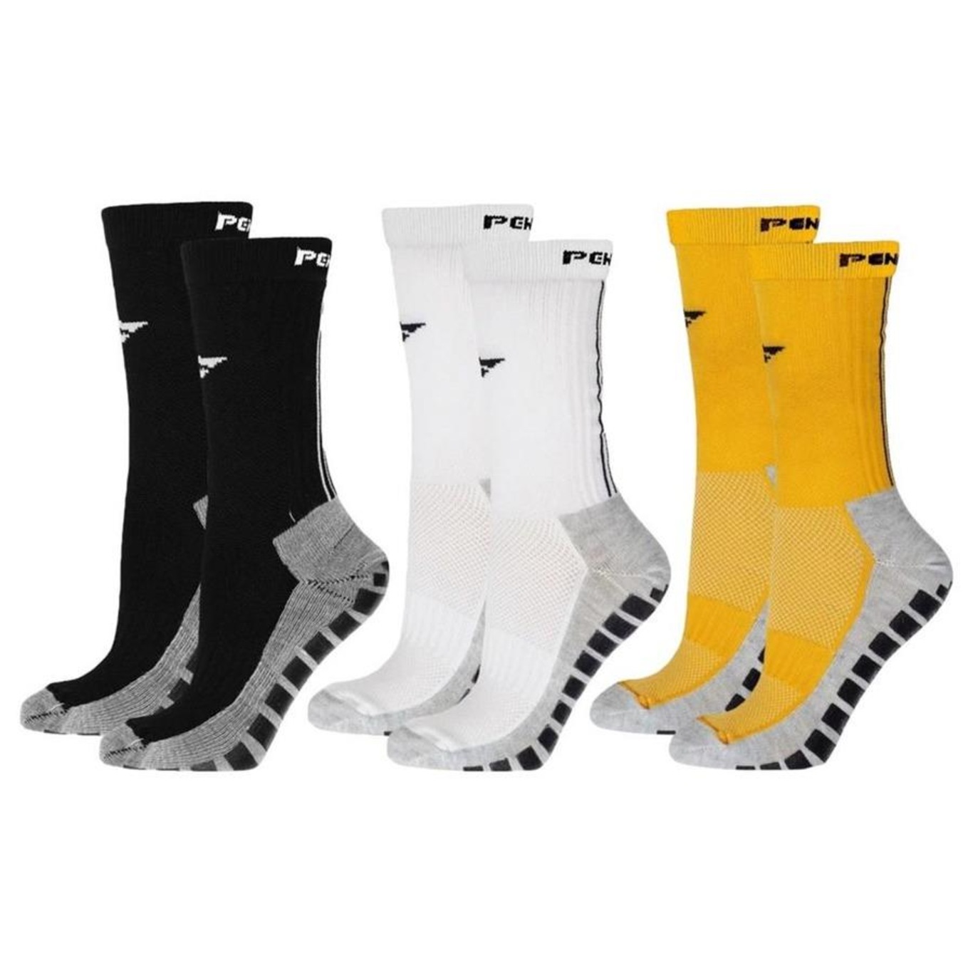 Kit Meiões Penalty Grip - 39 a 43 - 3 Pares - Masculina - Foto 1