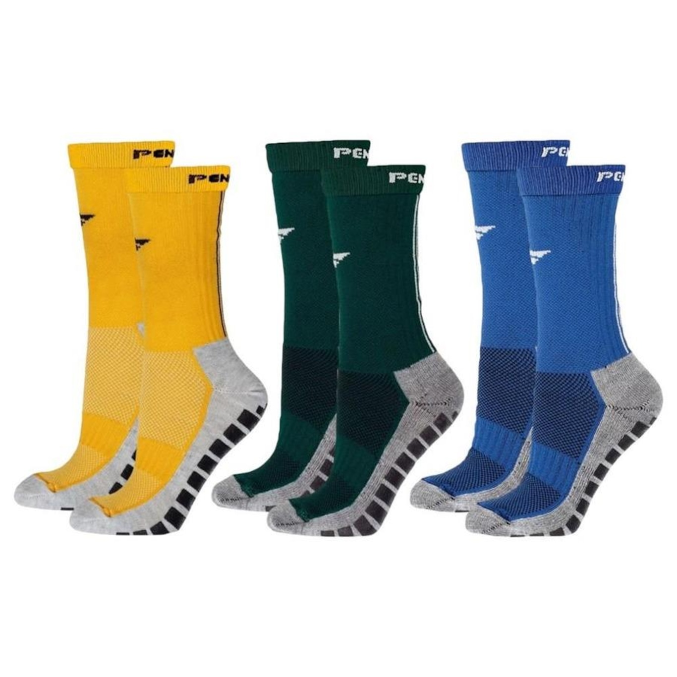 Kit Meiões Penalty Grip - 39 a 43 - 3 Pares - Masculina - Foto 1