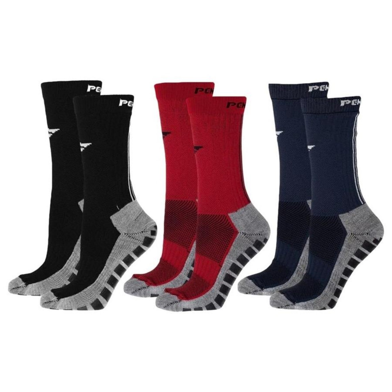 Kit Meiões Penalty Grip - 39 a 43 - 3 Pares - Masculina - Foto 1