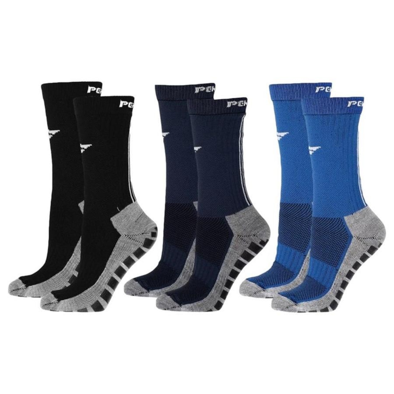 Kit Meiões Penalty Grip - 39 a 43 - 3 Pares - Masculina - Foto 1