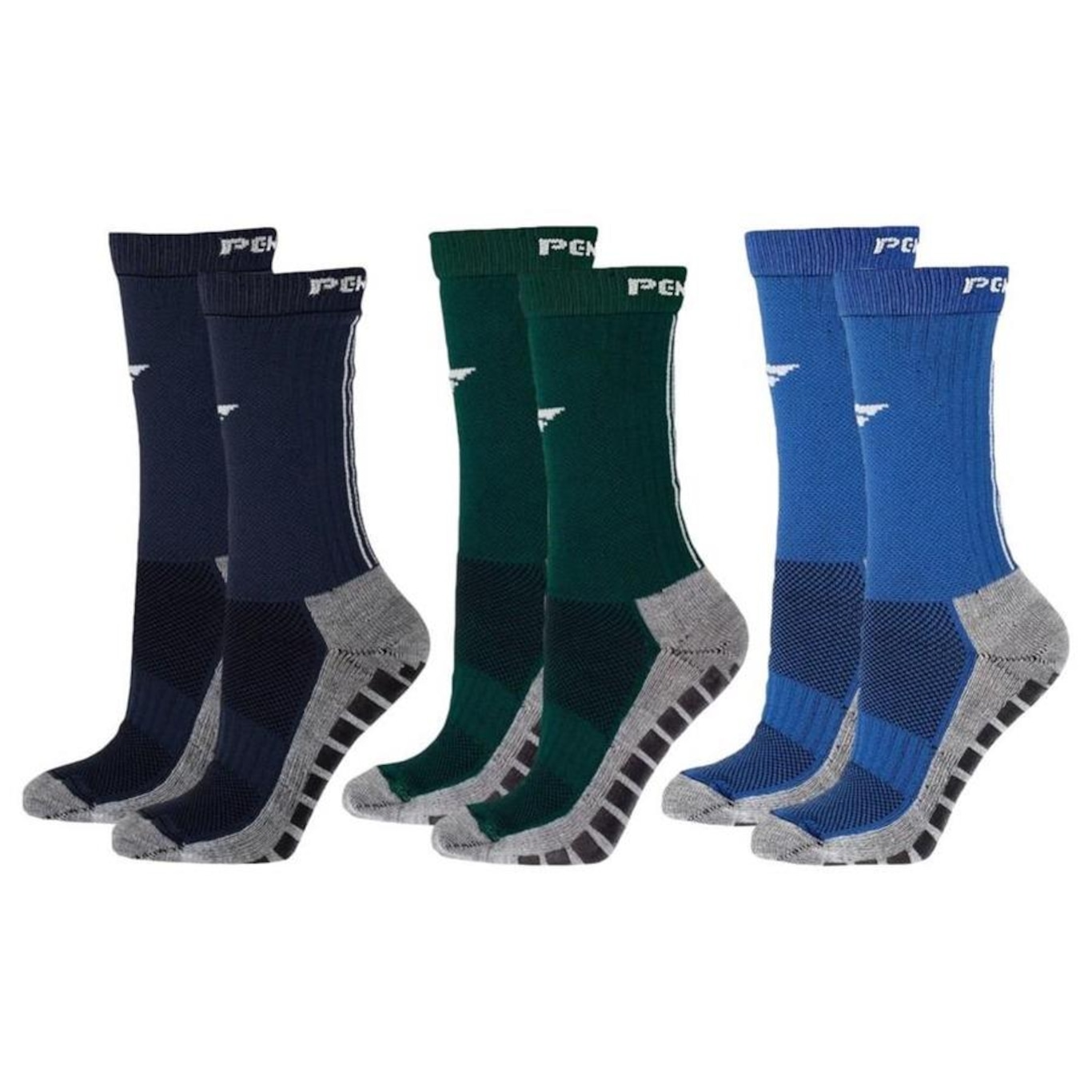 Kit Meiões Penalty Grip - 39 a 43 - 3 Pares - Masculina - Foto 1