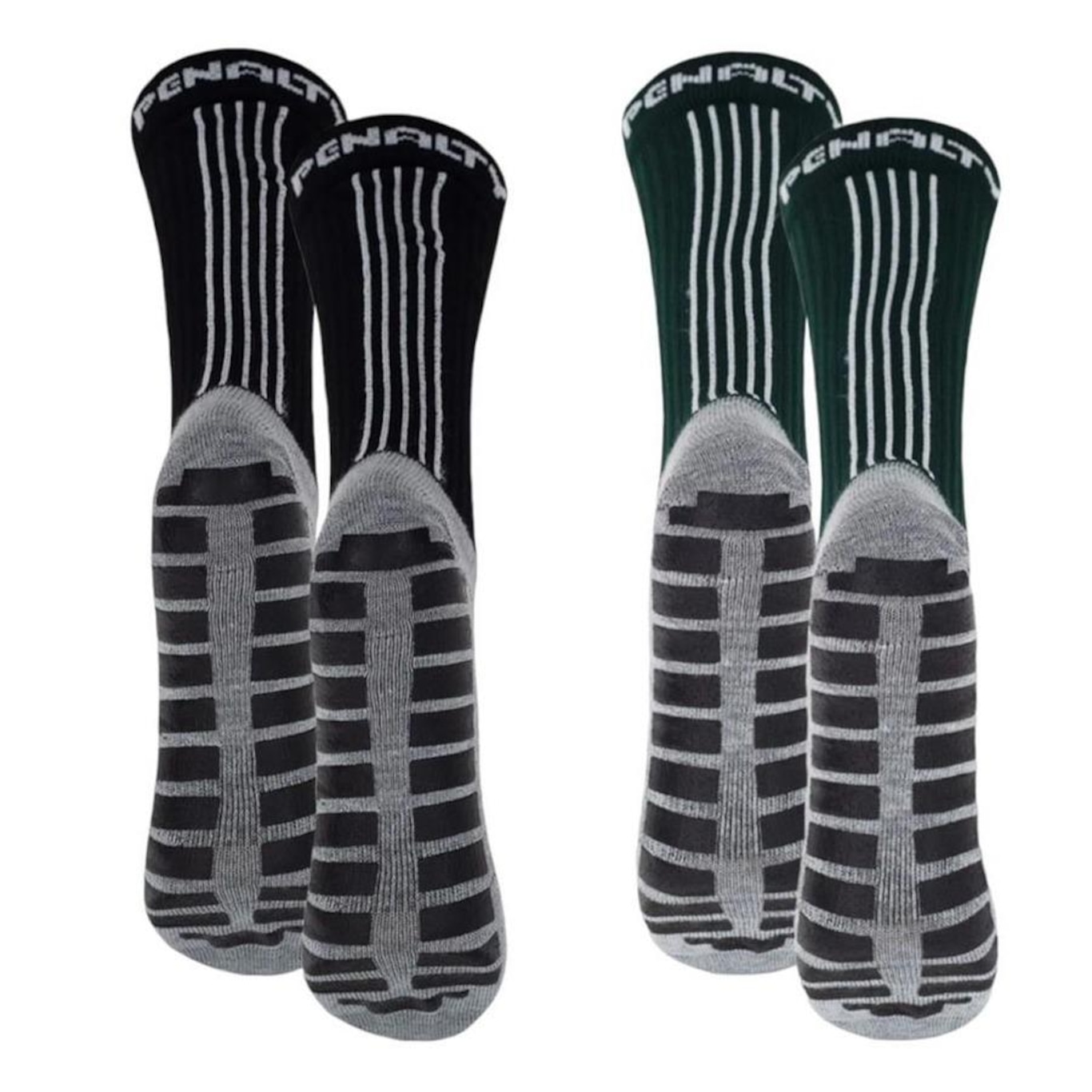 Kit Meiões Penalty Grip - 39 a 43 - 2 Pares - Masculina - Foto 2