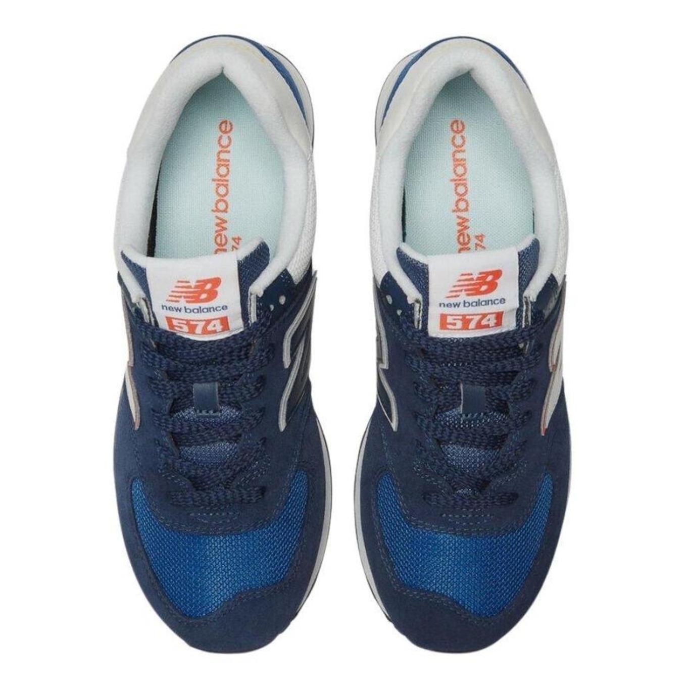 new balance 574 navy blue and pink