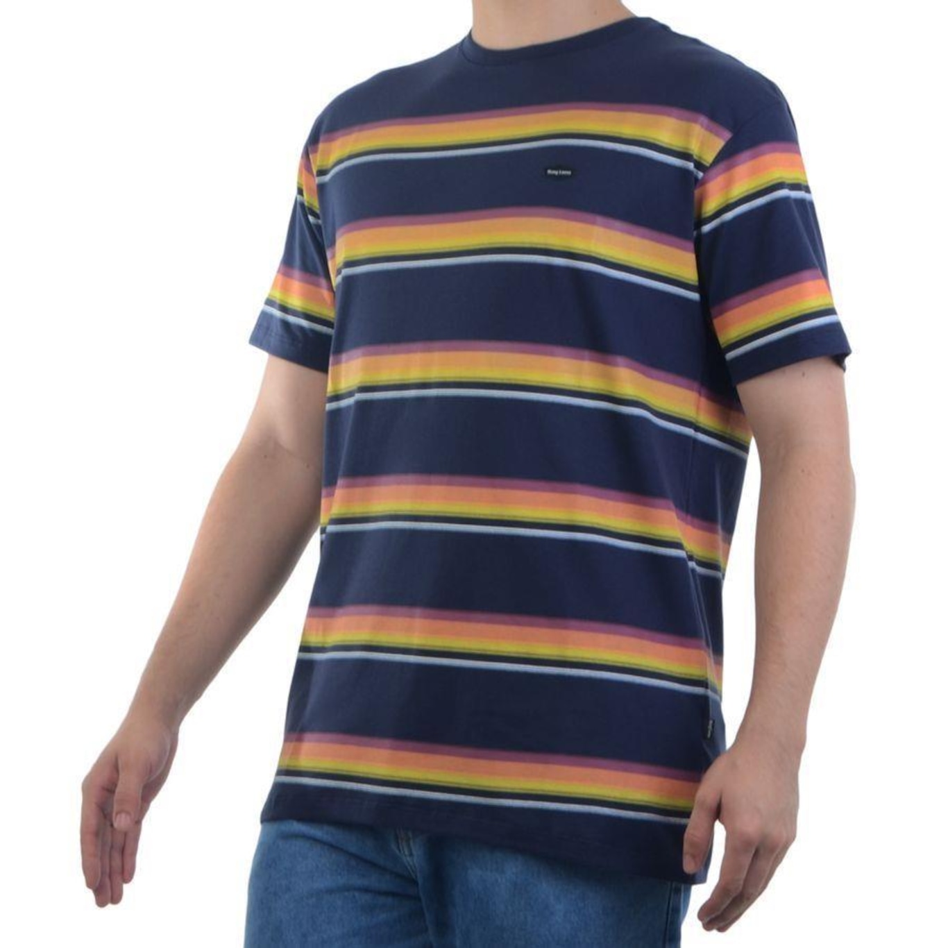 Camiseta Hang Loose Stripe - Masculina - Foto 3