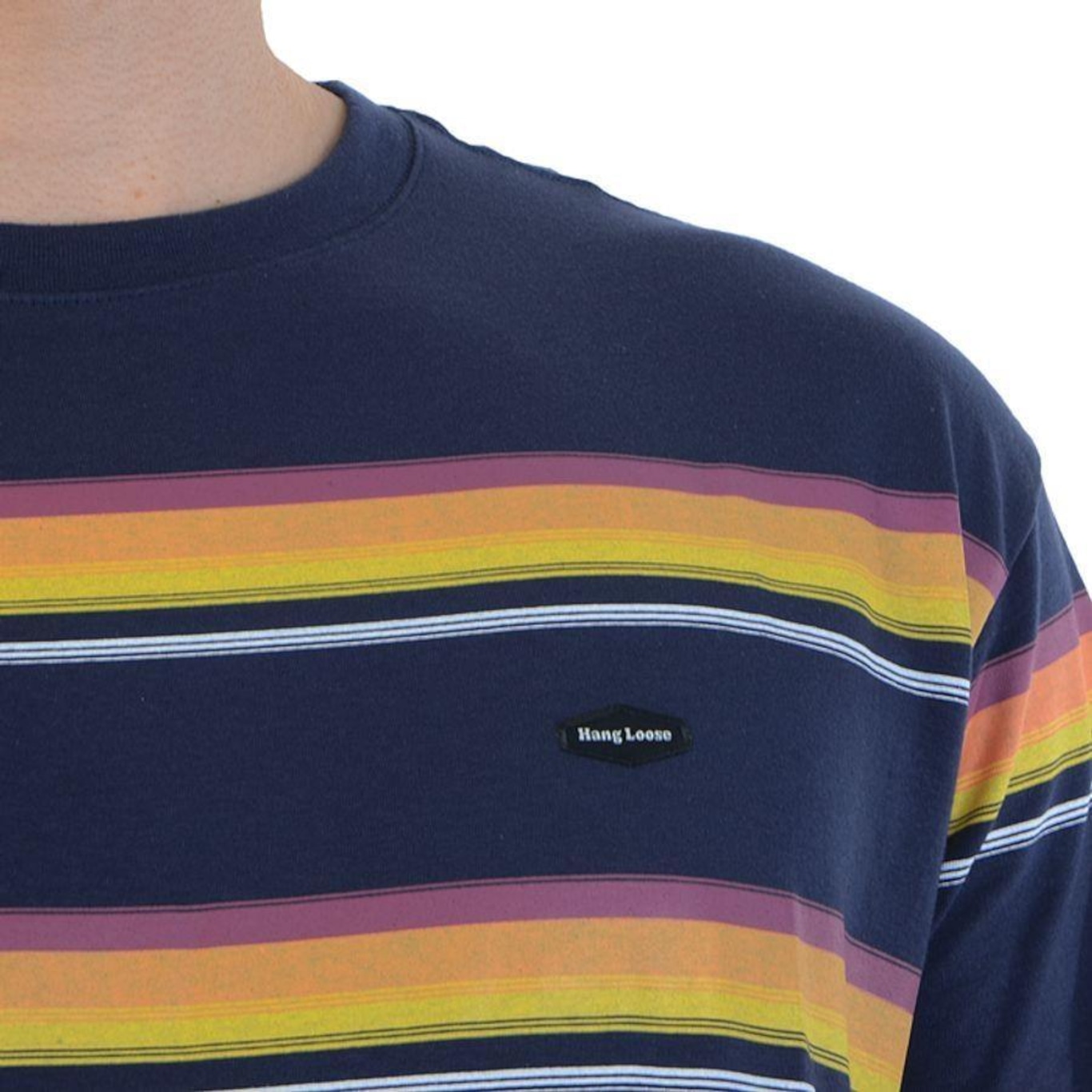 Camiseta Hang Loose Stripe - Masculina - Foto 5