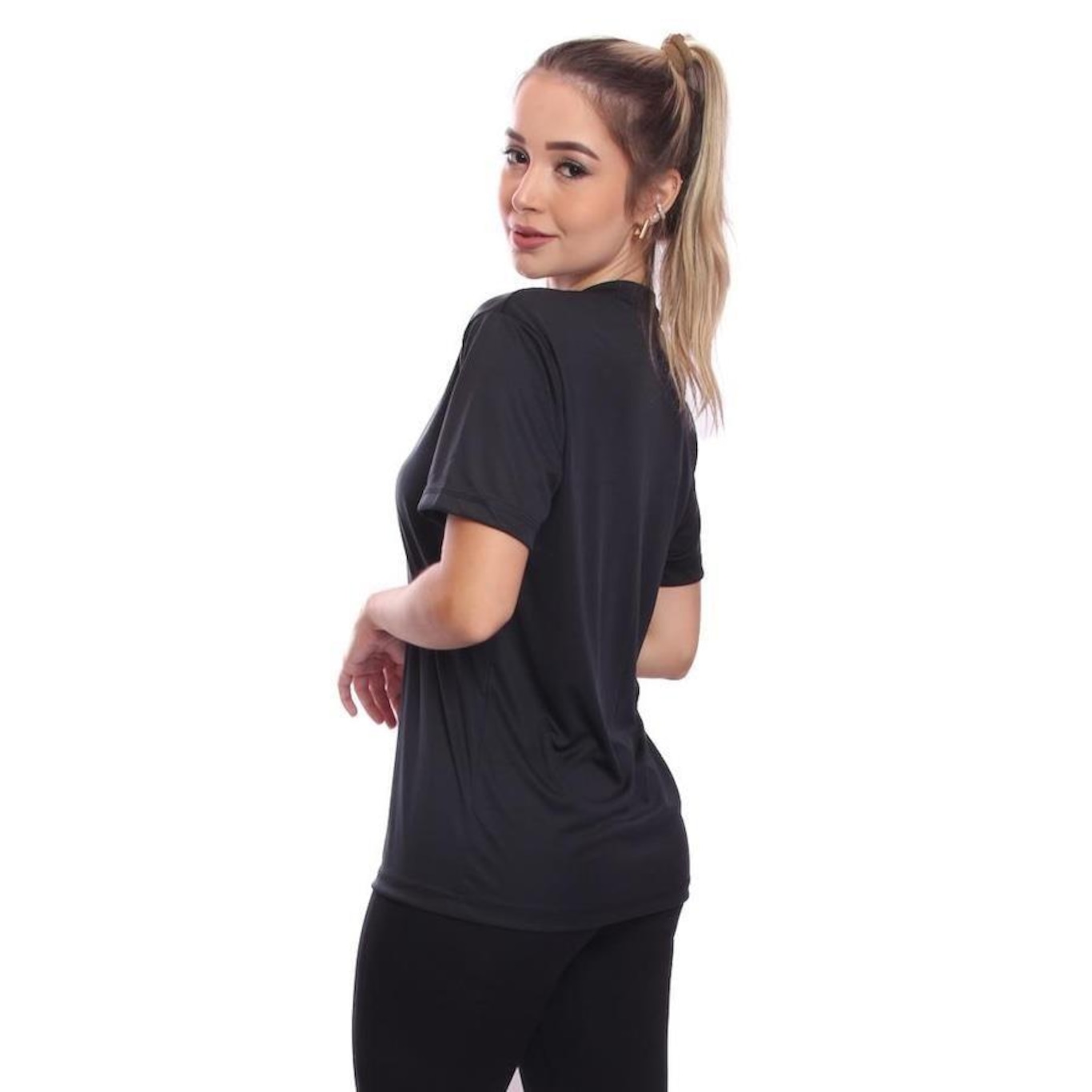 Kit Camisetas de Treino Whats Wear Raglan com Proteção Solar UV - 10 unidades - Feminina - Foto 5