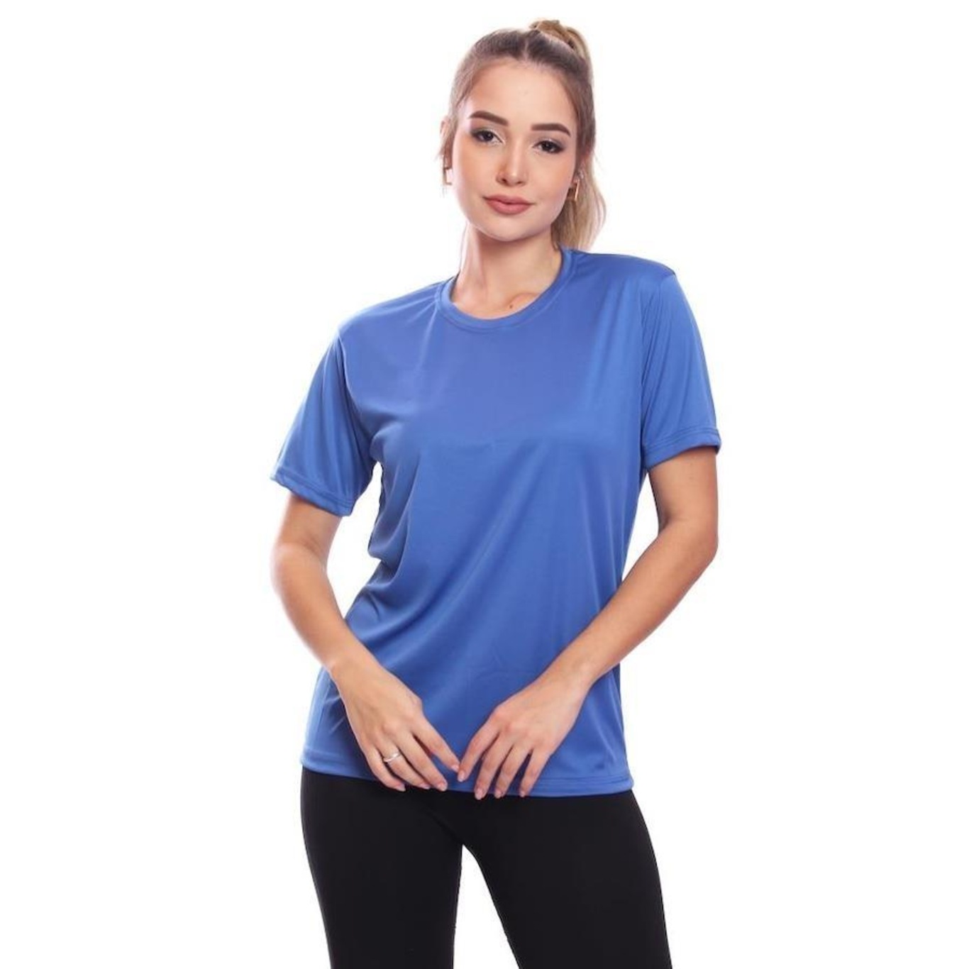 Kit Camisetas de Treino Whats Wear Raglan com Proteção Solar UV - 10 unidades - Feminina - Foto 1