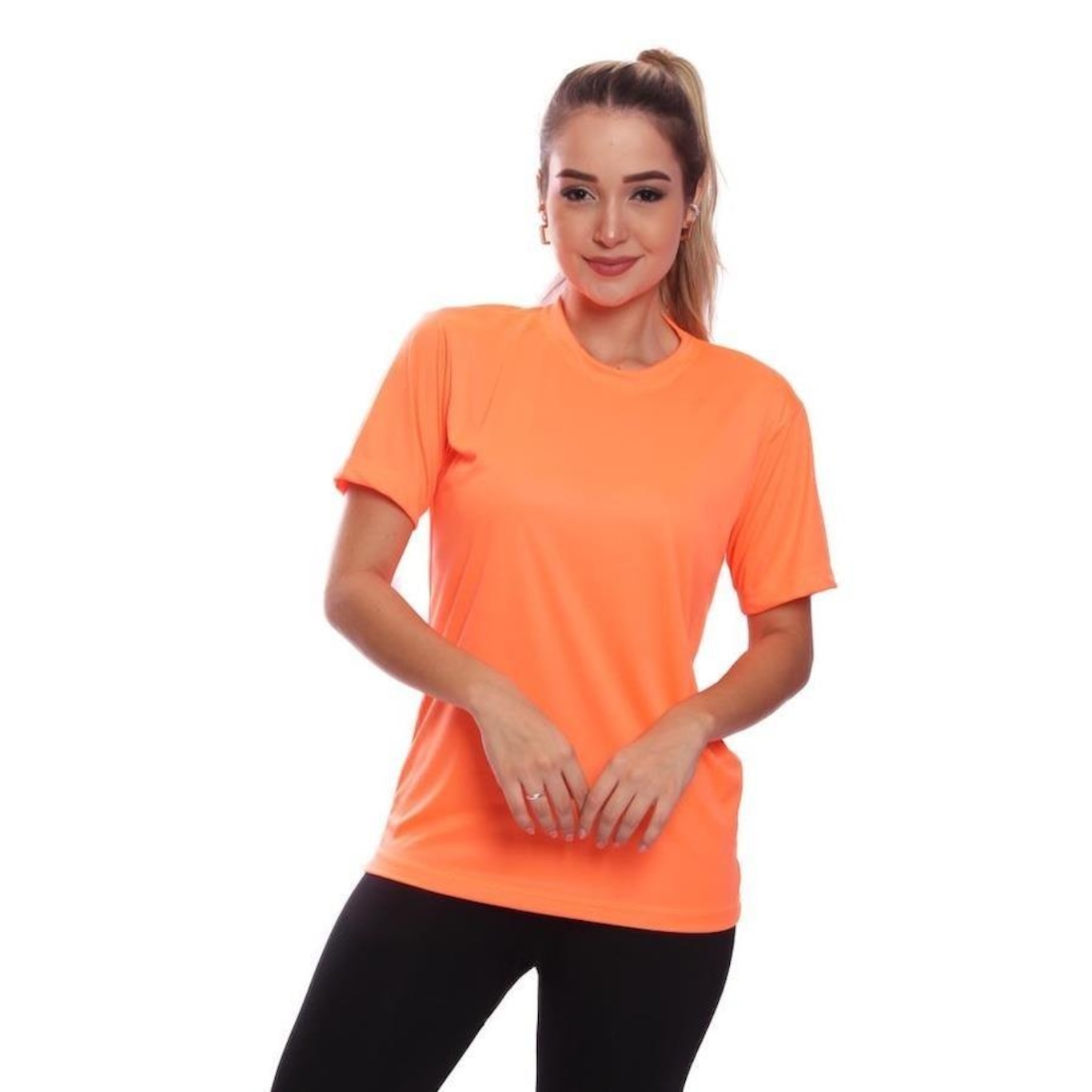 Kit Camisetas de Treino Whats Wear Raglan com Proteção Solar UV - 10 unidades - Feminina - Foto 4