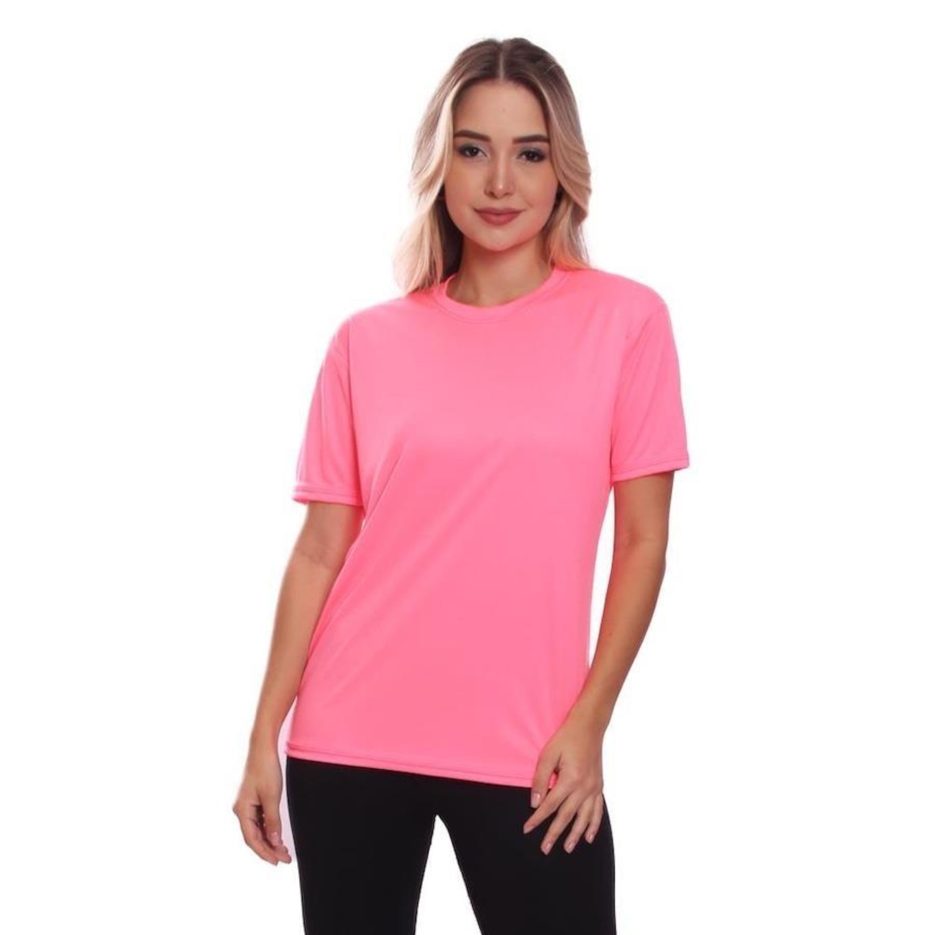 Kit Camisetas de Treino Whats Wear Raglan com Proteção Solar UV - 10 unidades - Feminina - Foto 6