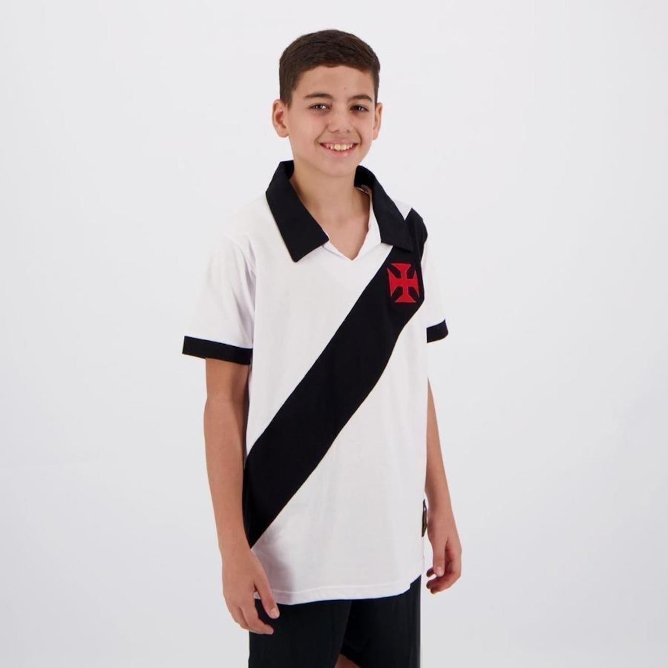 Camisa Polo do Vasco Paris Braziline - Infantil - Foto 1