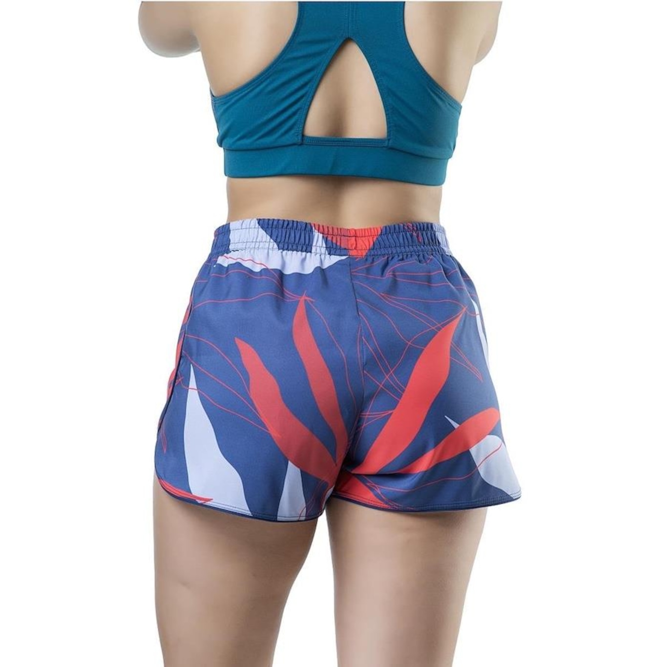 Shorts Elite Microfibra Em Estampa Digital - Feminino - Foto 3