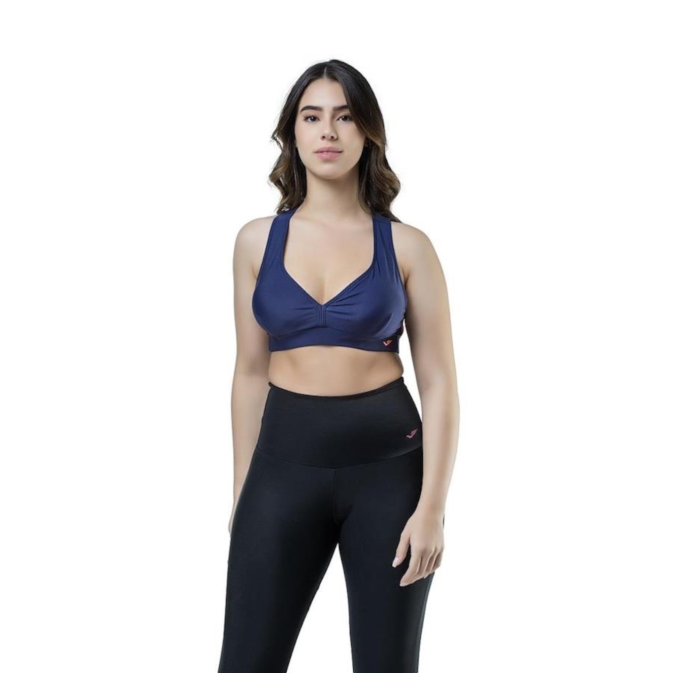 Top Fitness com Bojo Elite Recorte Premium UV50+ - Feminino - Foto 1