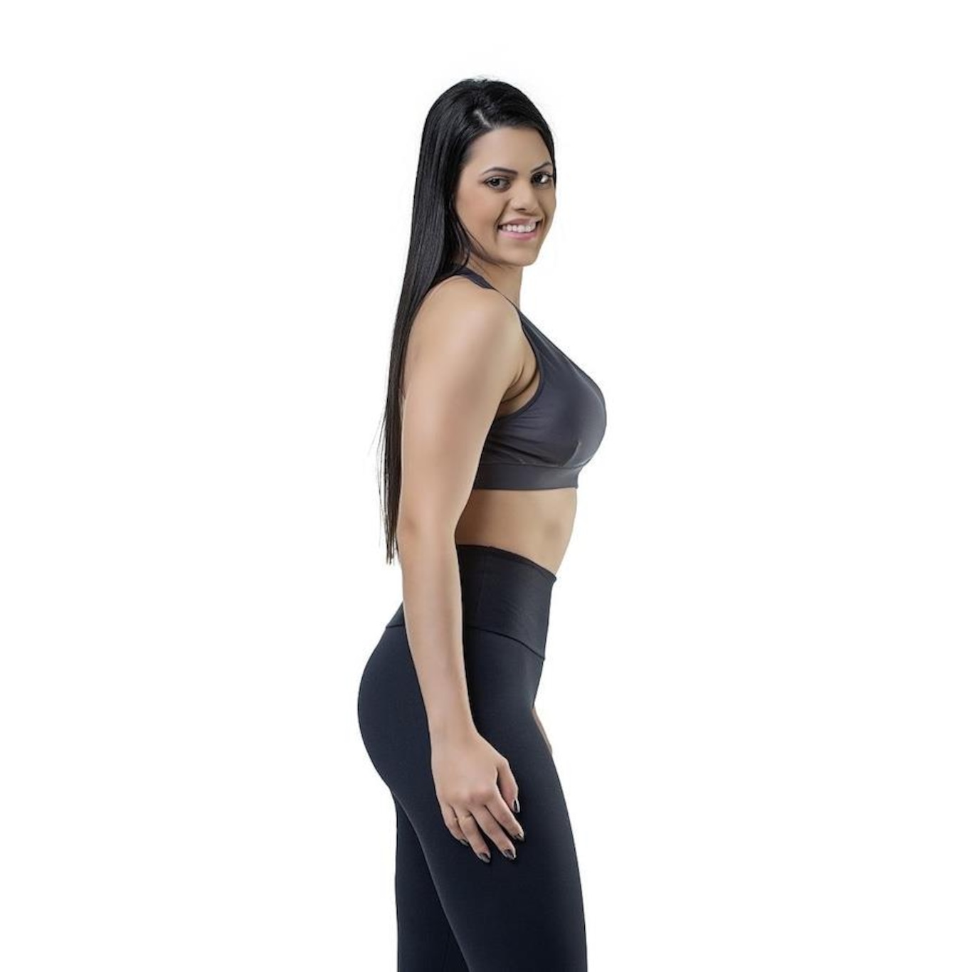 Top Fitness com Bojo Elite Recorte Premium UV50+ - Feminino - Foto 3