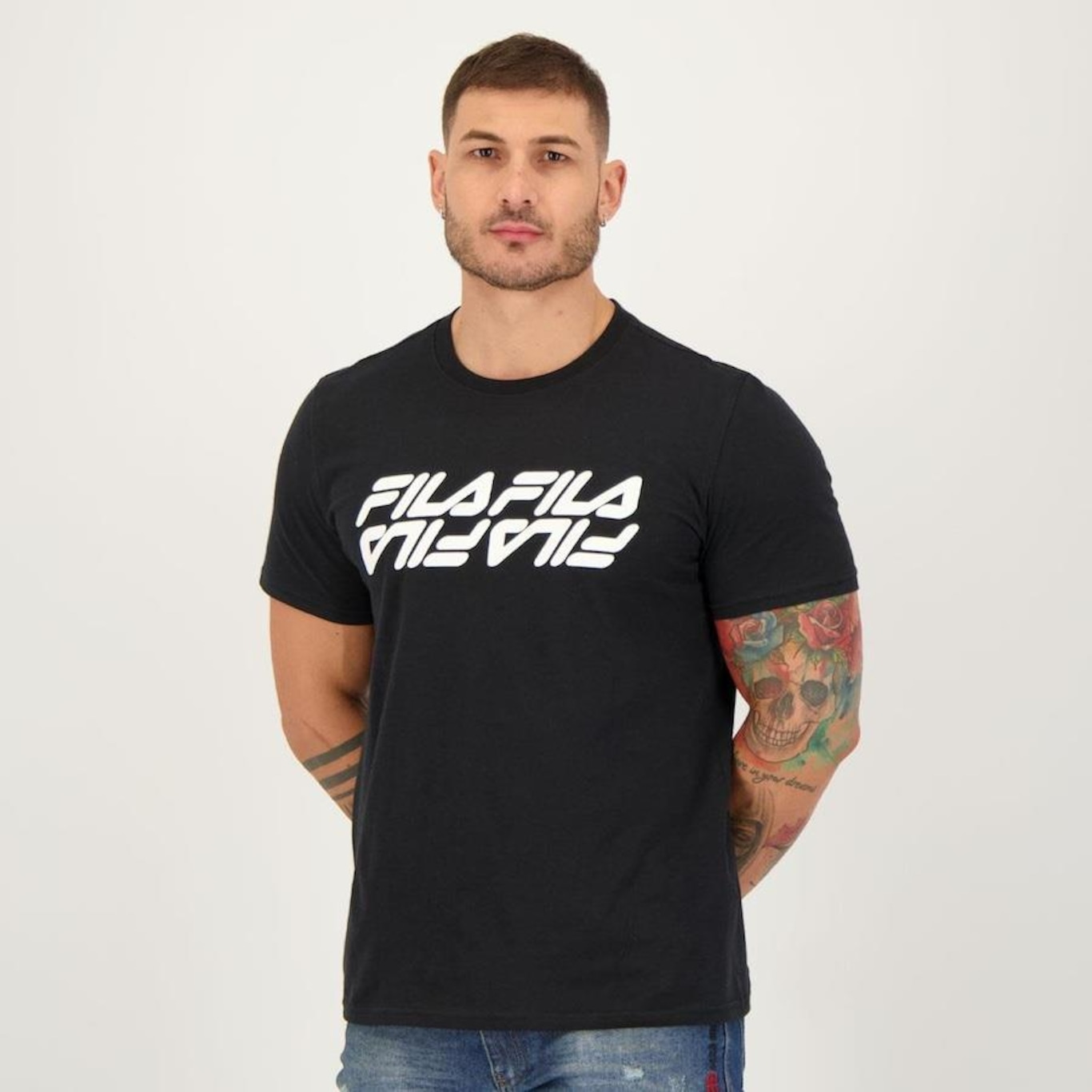 Camiseta Fila Colors Logo - Masculina - Foto 5