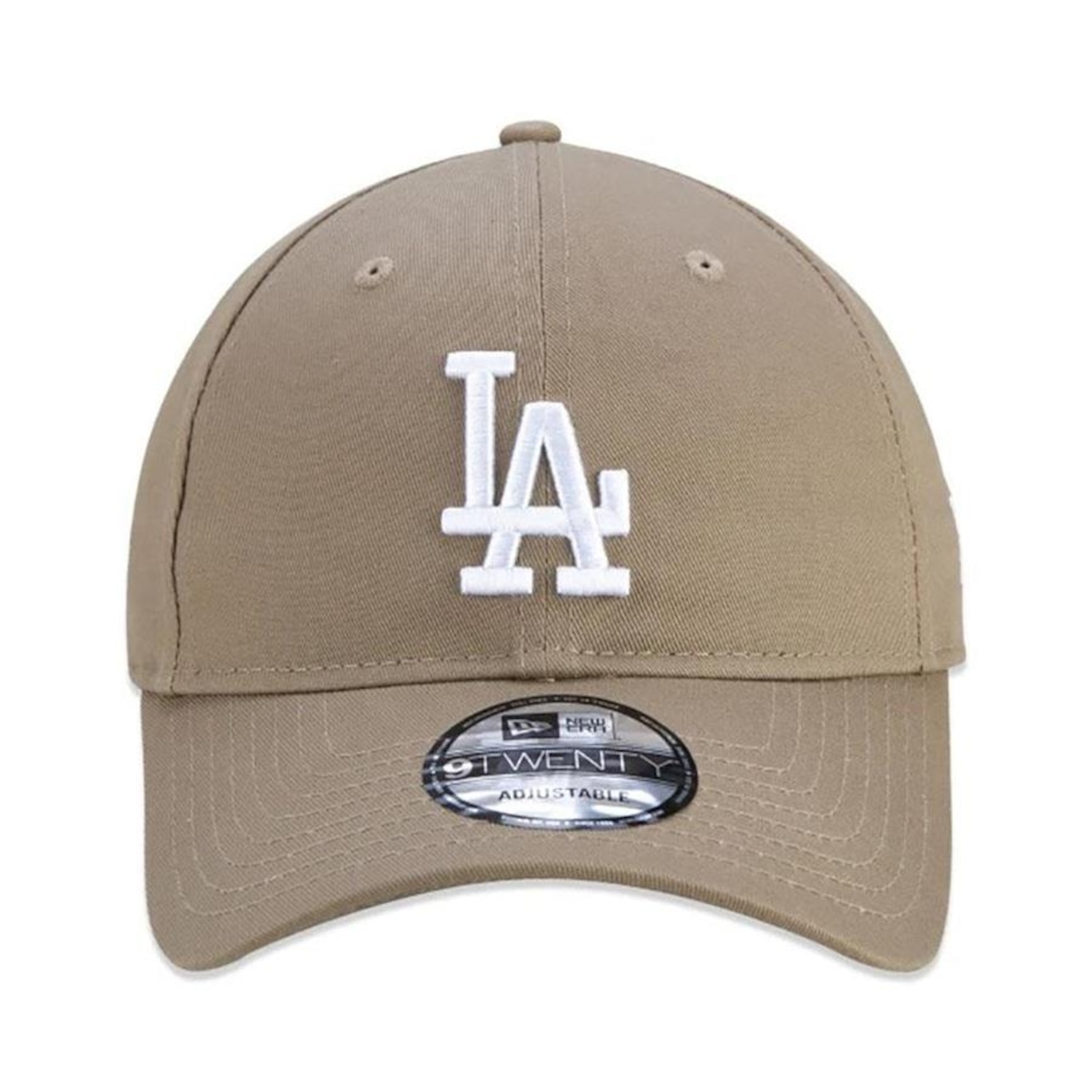 Boné New Era 9TWENTY Los Angeles Dodgers Aba Curva Bege - Foto 2