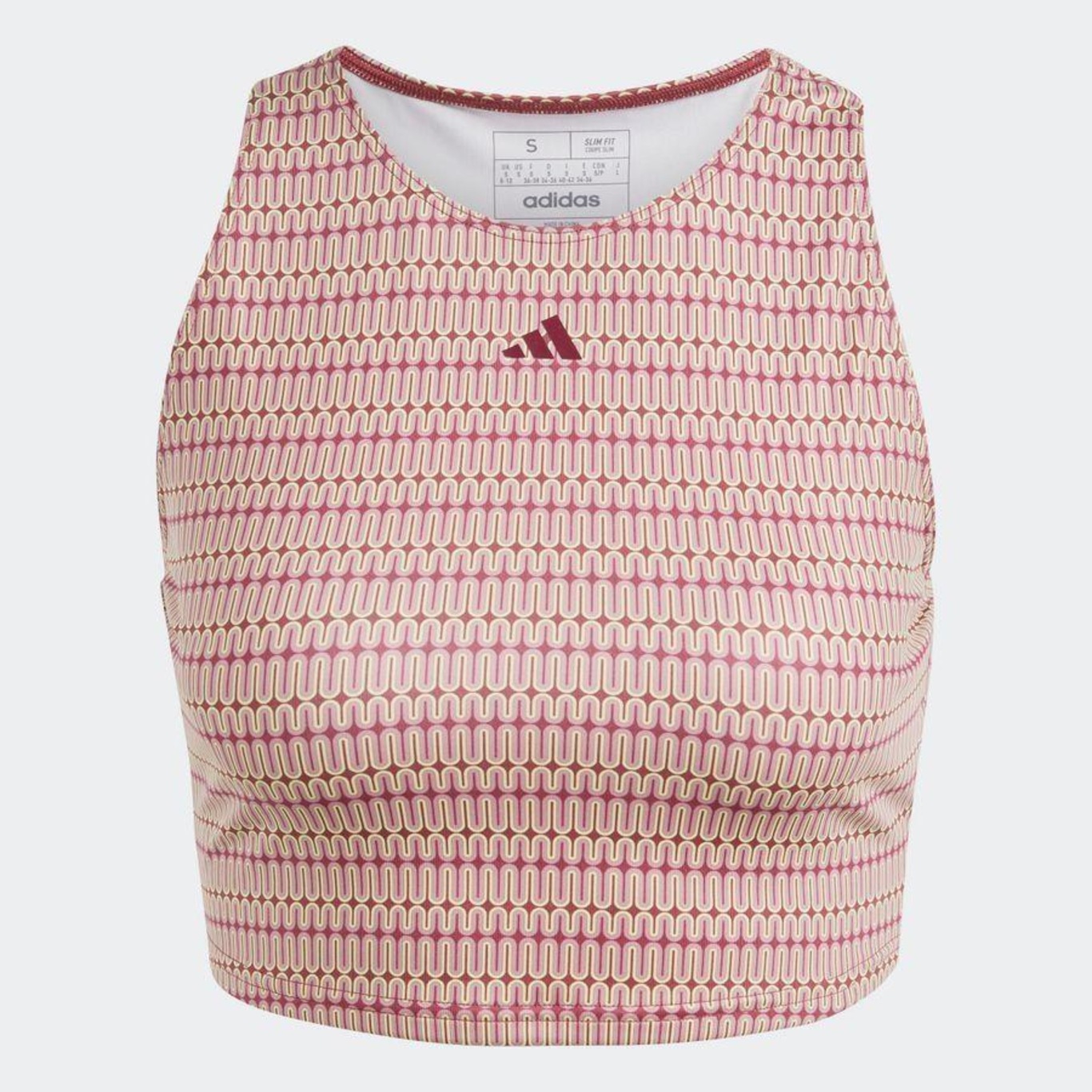 Camiseta Regata adidas Curta Yoga Studio Print - Feminina em Promoção