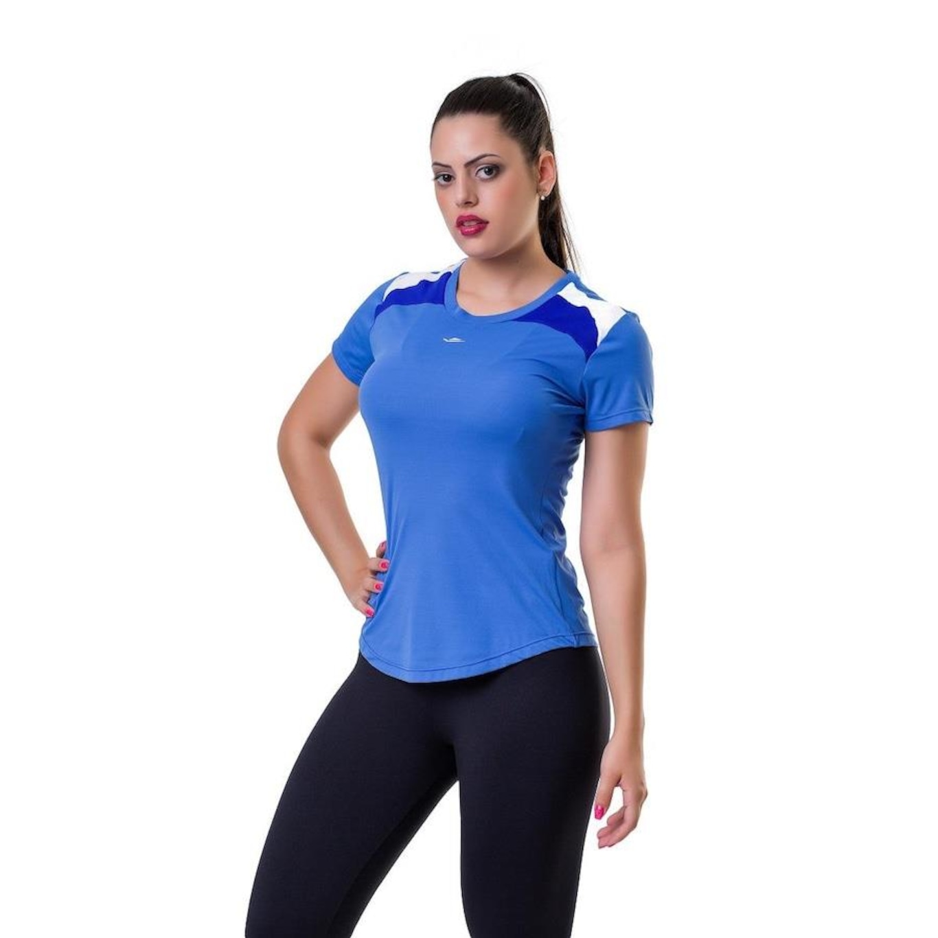 Camiseta Running Elite Gola Careca Poliamida UV50+ Protection - Feminina - Foto 2