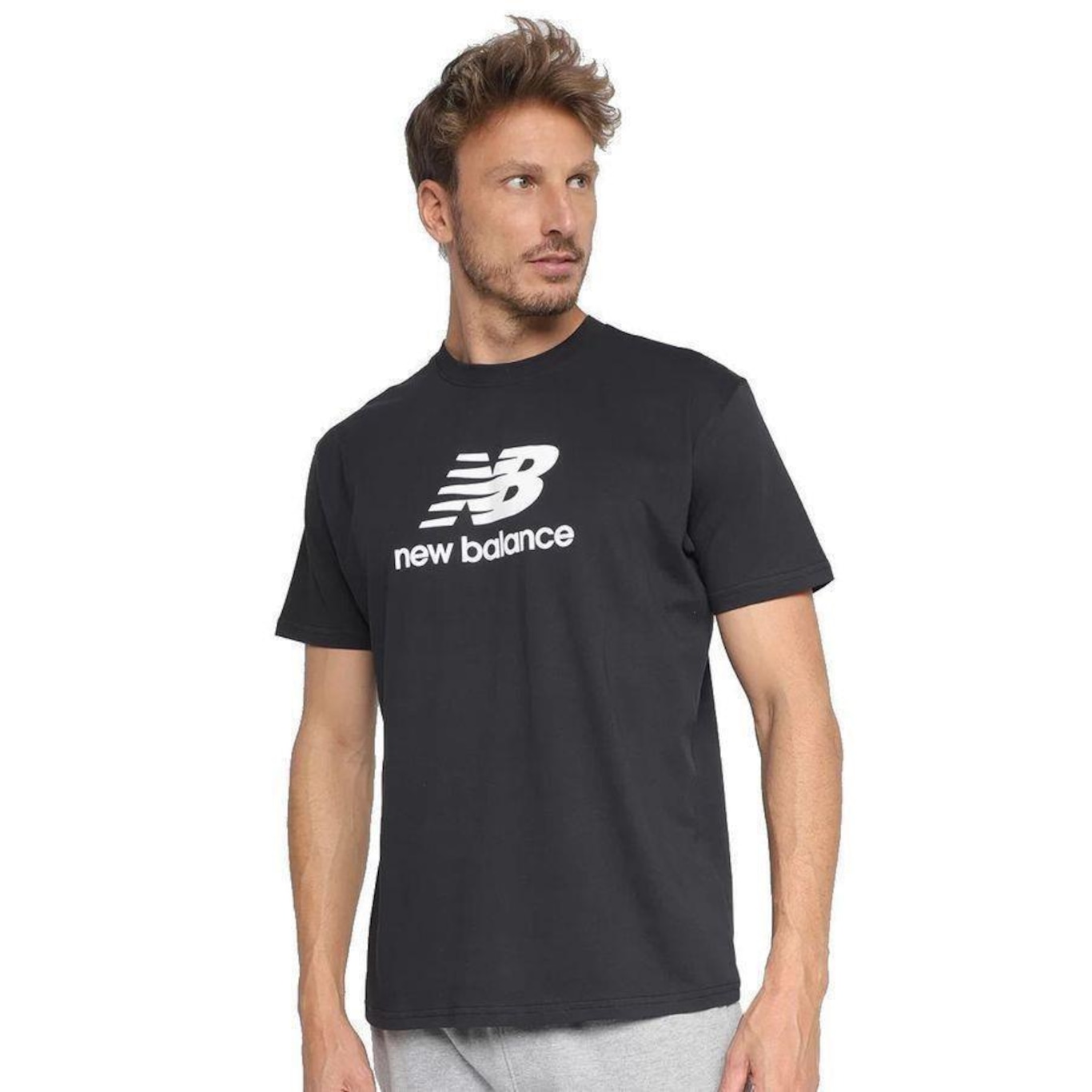 Camiseta New Balance Essentials - Masculina - Foto 1