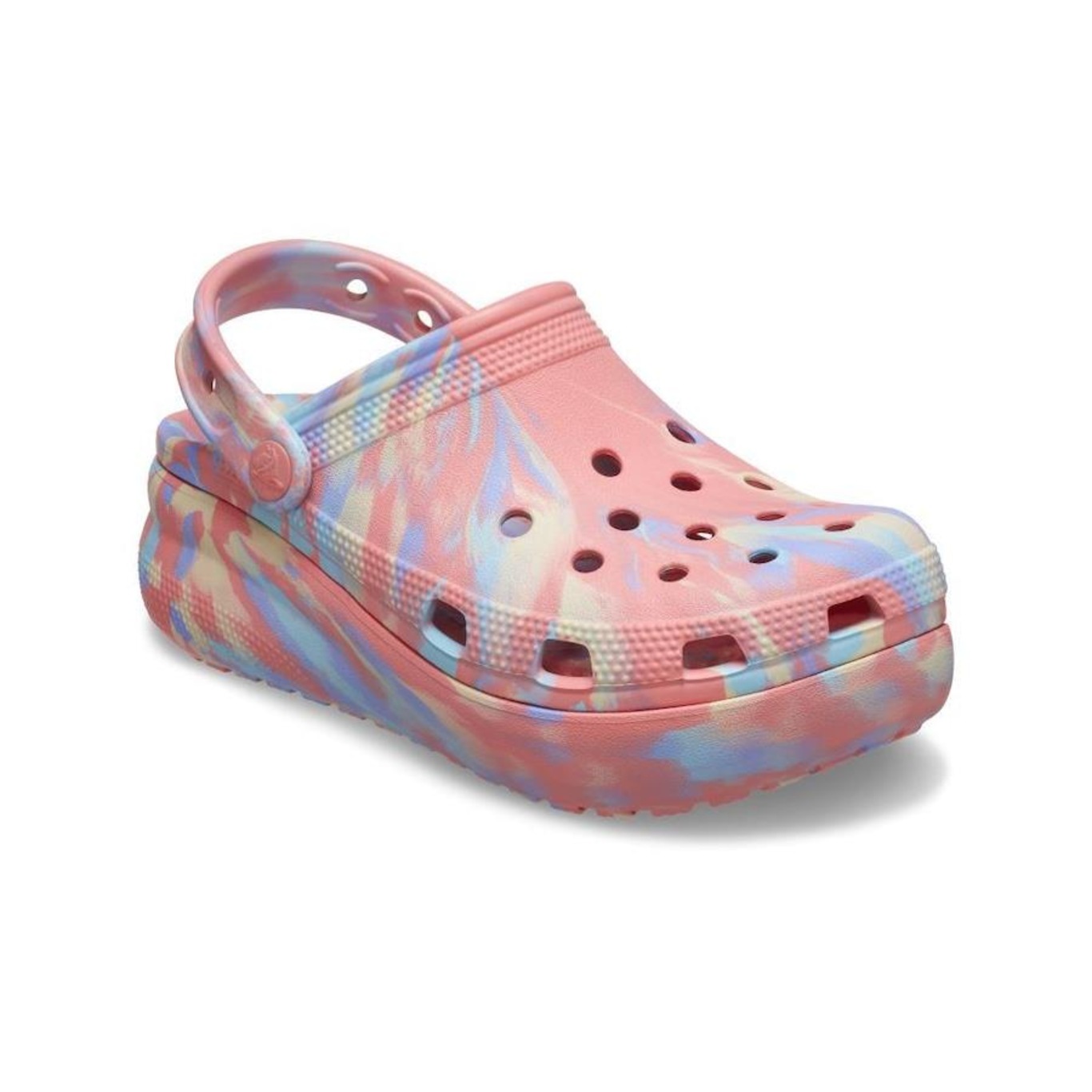 Sandália Crocs Marbled Cutie Clog - Infantil - Foto 2