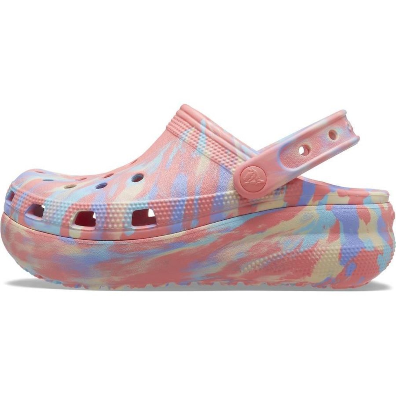 Sandália Crocs Marbled Cutie Clog - Infantil - Foto 3