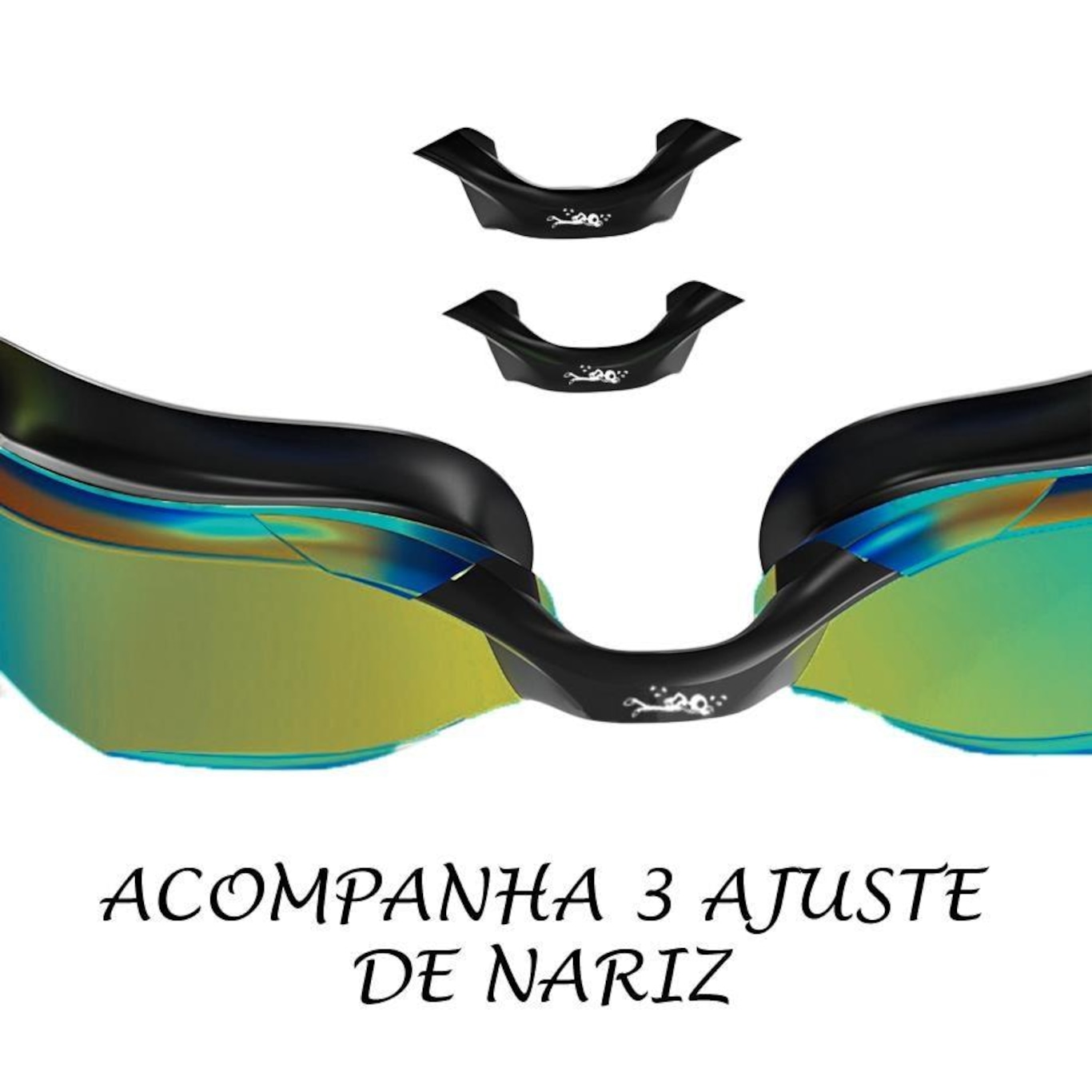 Óculos de Natação Gold Sports Snake Pro Performance 5.0 - Adulto - Foto 3