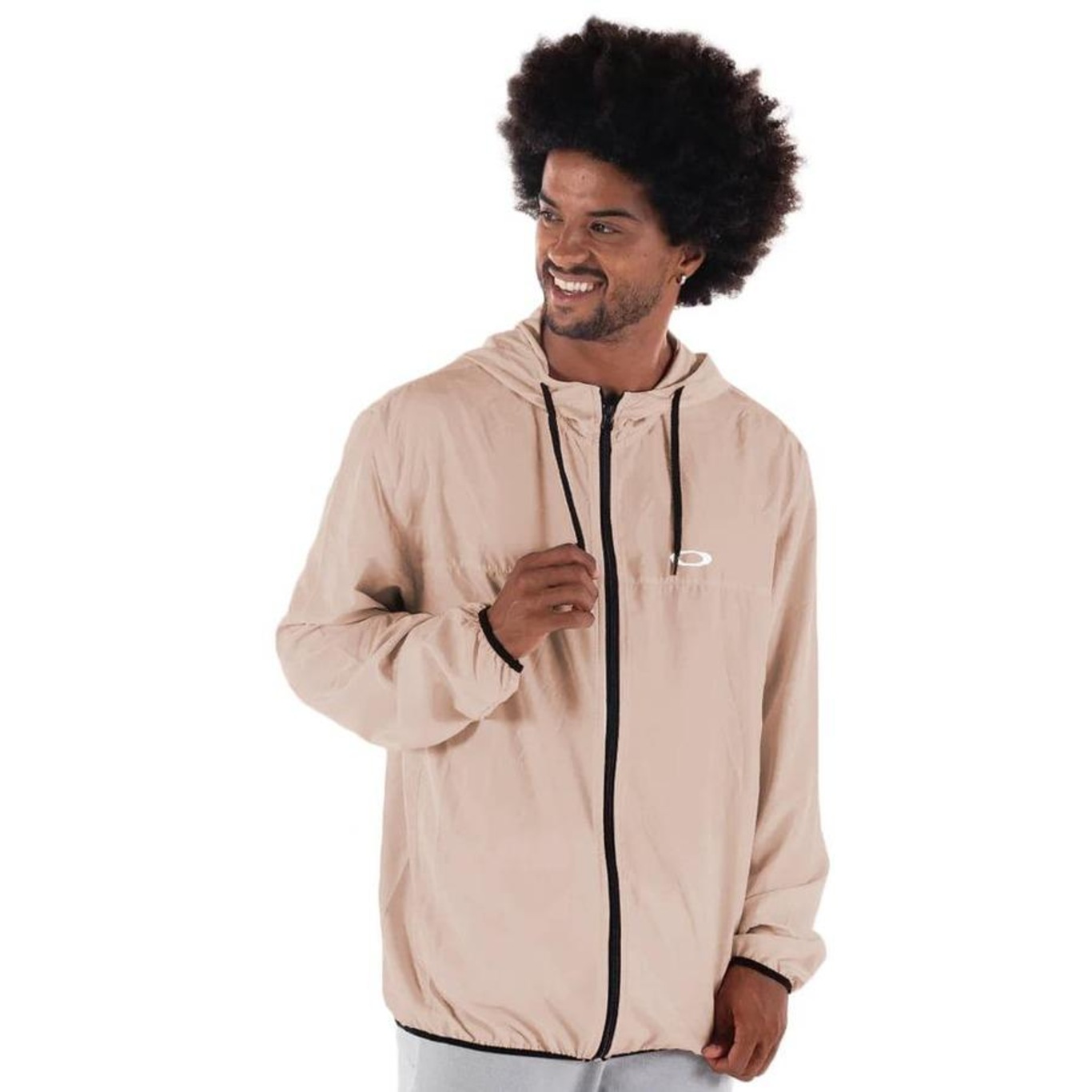 Jaqueta com Capuz Oakley WINDBREAKER - Masculina - Foto 1