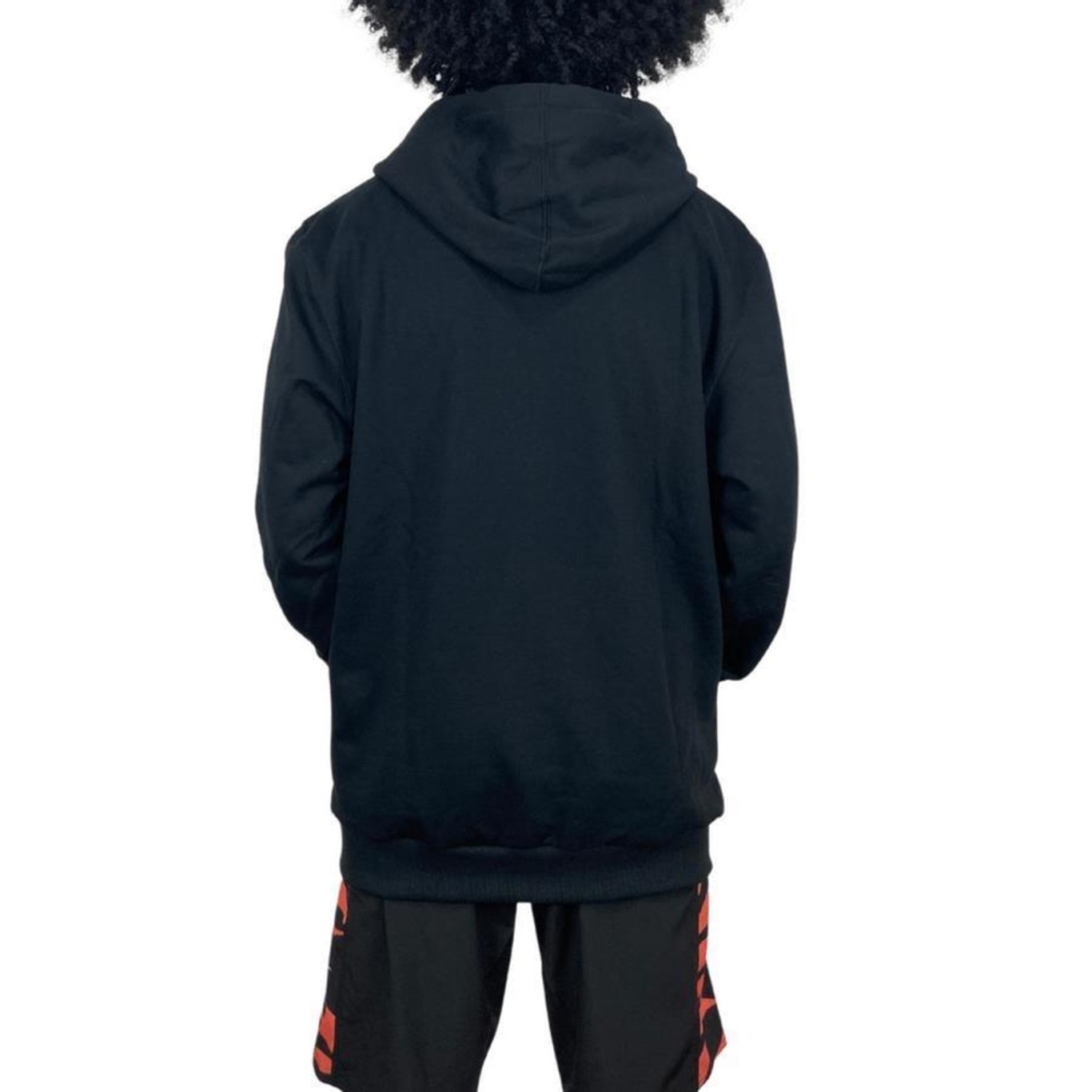 Blusão Moletom Com Capuz Quiksilver Canguru G-Land Type Preto - Masculino - Foto 3