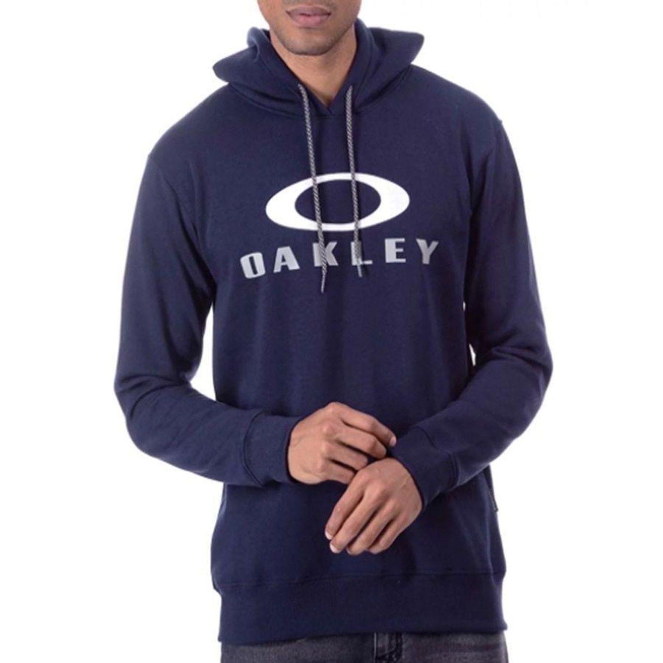 Blusão de Moletom com Capuz Oakley Dual Hoodie Fathom - Masculino - Foto 1