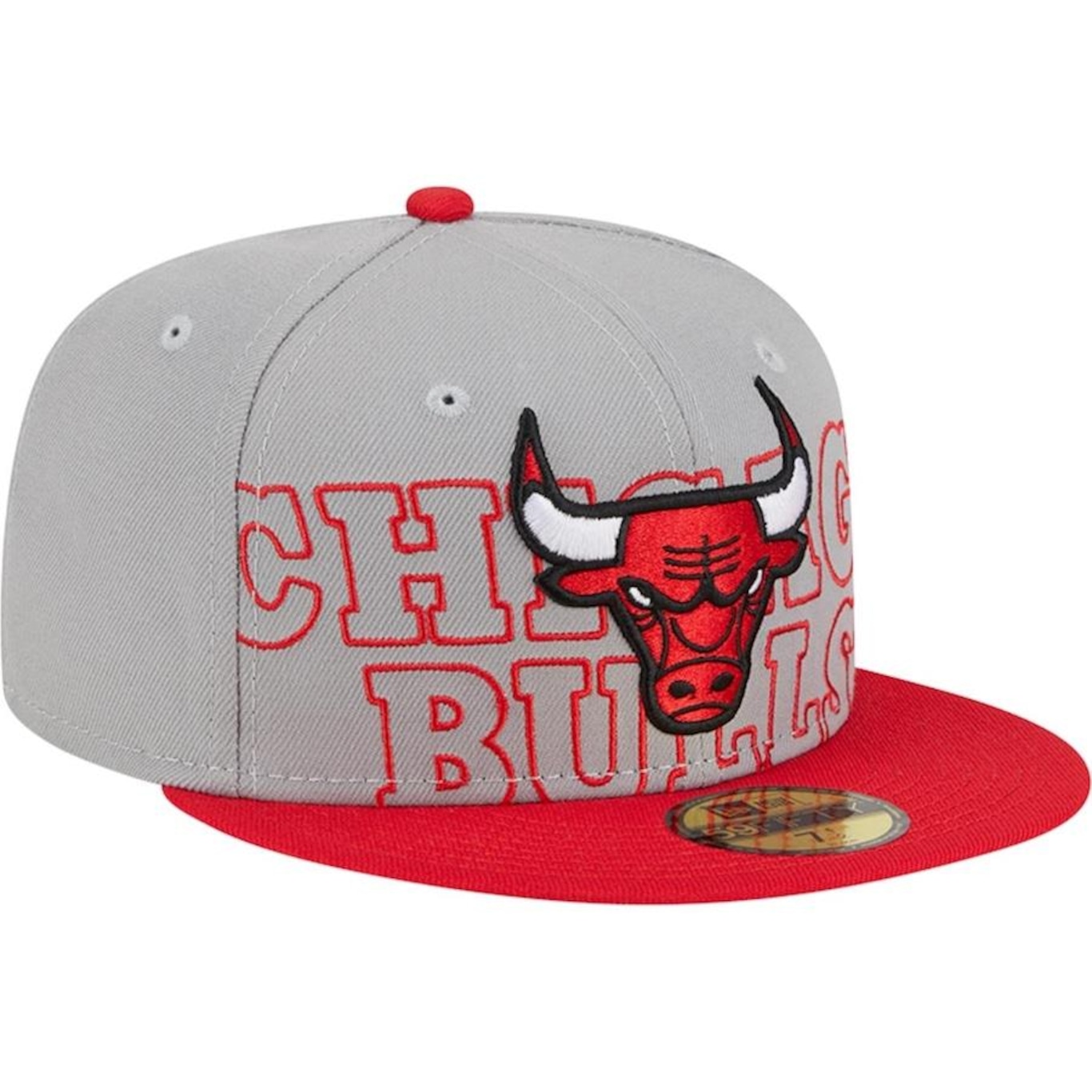 Boné Aba Reta New Era 59FIFTY FITTED CHICAGO BULLS NBA DRAFT 2023 - Fechado - Adulto - Foto 2