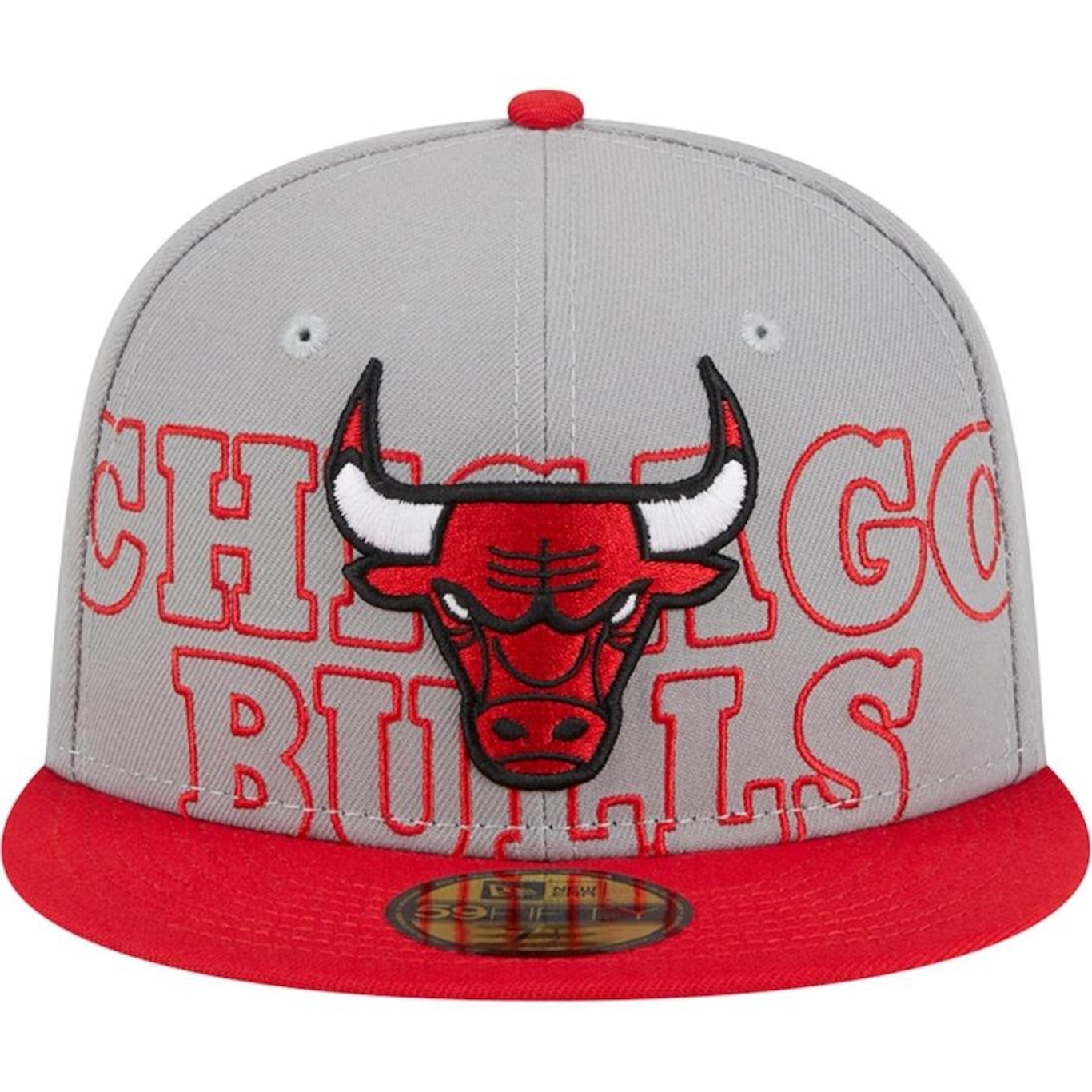 Boné Aba Reta New Era 59FIFTY FITTED CHICAGO BULLS NBA DRAFT 2023 - Fechado - Adulto - Foto 3