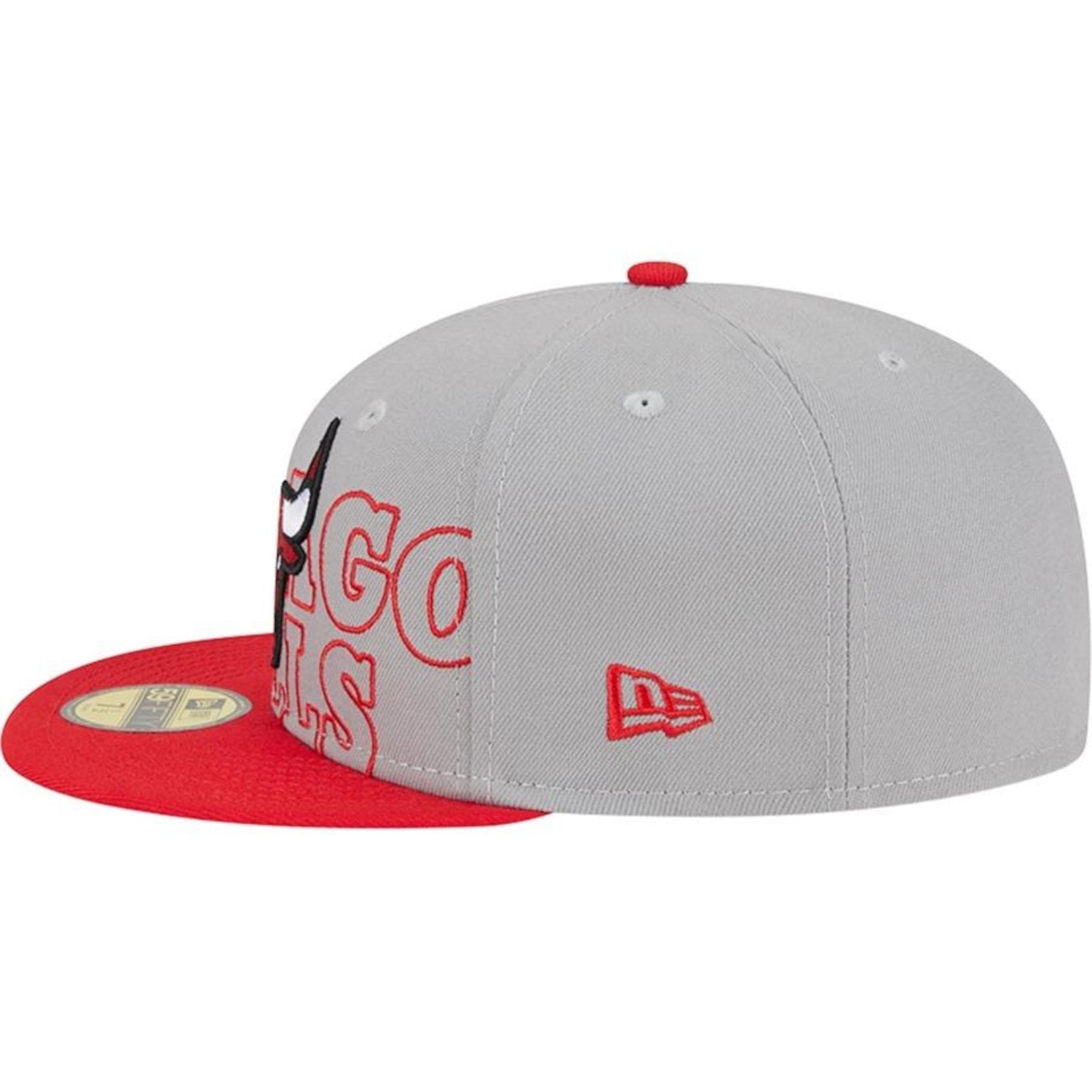 Boné Aba Reta New Era 59FIFTY FITTED CHICAGO BULLS NBA DRAFT 2023 - Fechado - Adulto - Foto 6