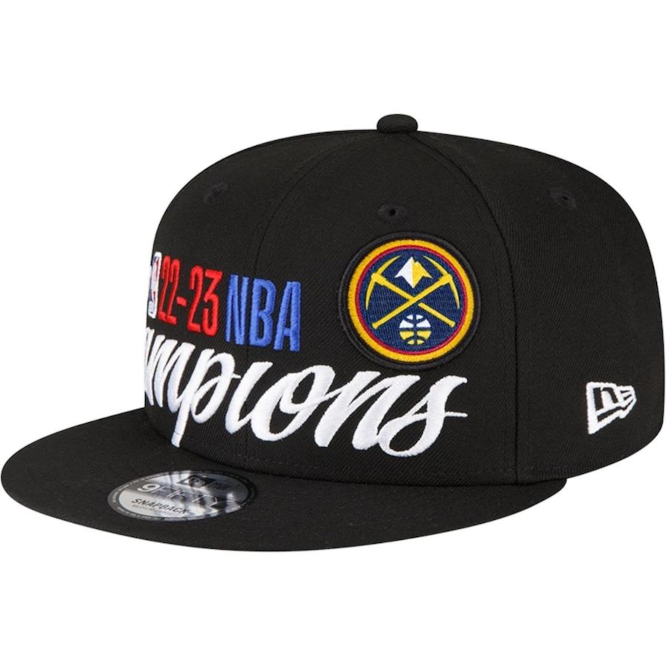 Boné Aba Reta New Era 9FIFTY DENVER NUGGETS NBA CHAMPS SERIES EDITION LOCKER ROOM 2023 - Snapback - Adulto - Foto 1