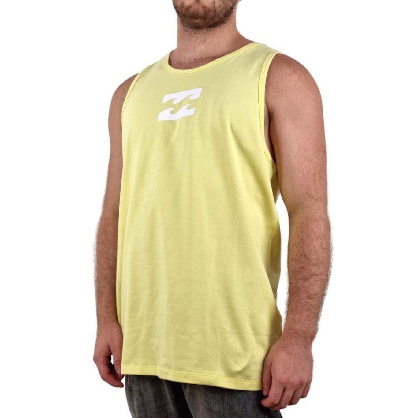 Regata Billabong Icon Amarelo - Masculina - Foto 2