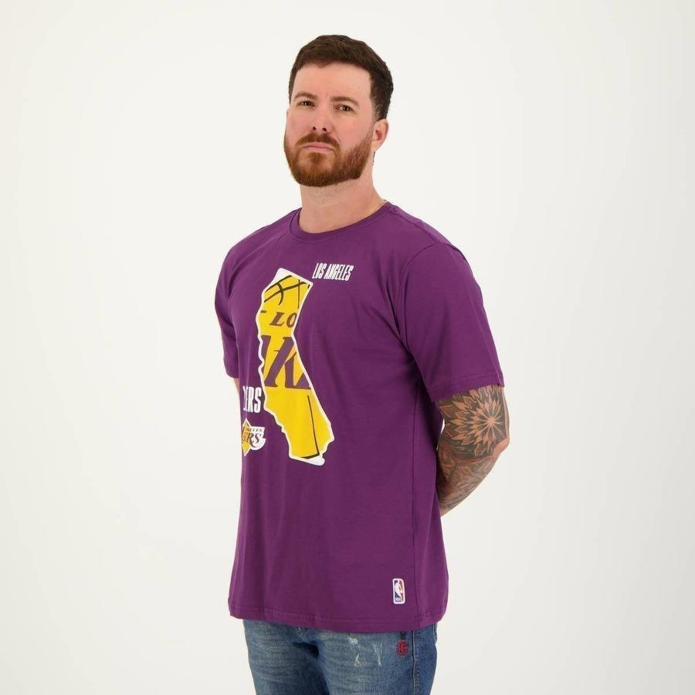 Camiseta Davis 3 morada Angeles Lakers city ｜ supercamisetas