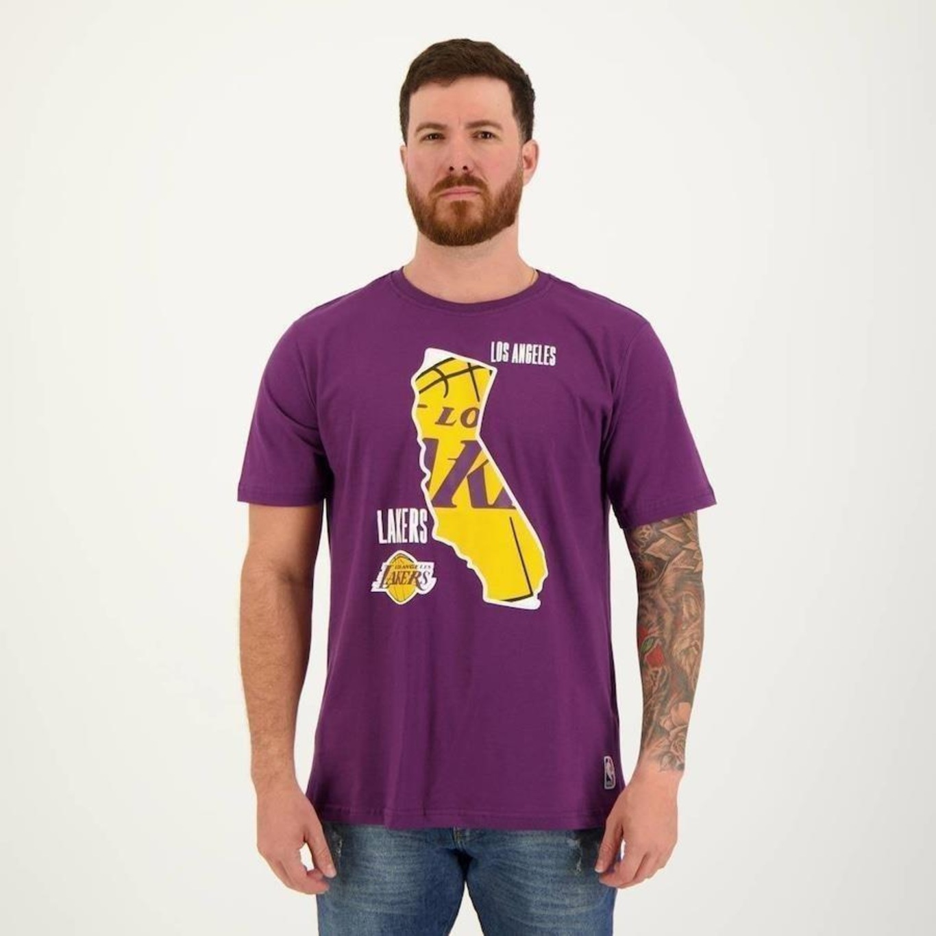 Camiseta Davis 3 morada Angeles Lakers city ｜ supercamisetas