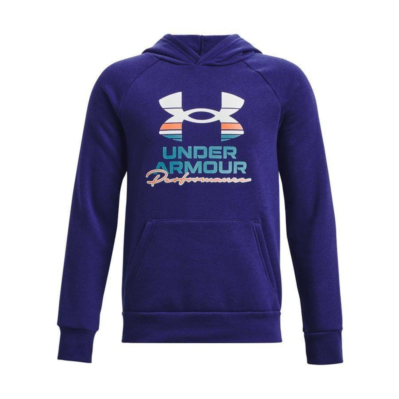 Blusão de Moletom Under Armour Rival Fleece Graphic - Infantil - Foto 1