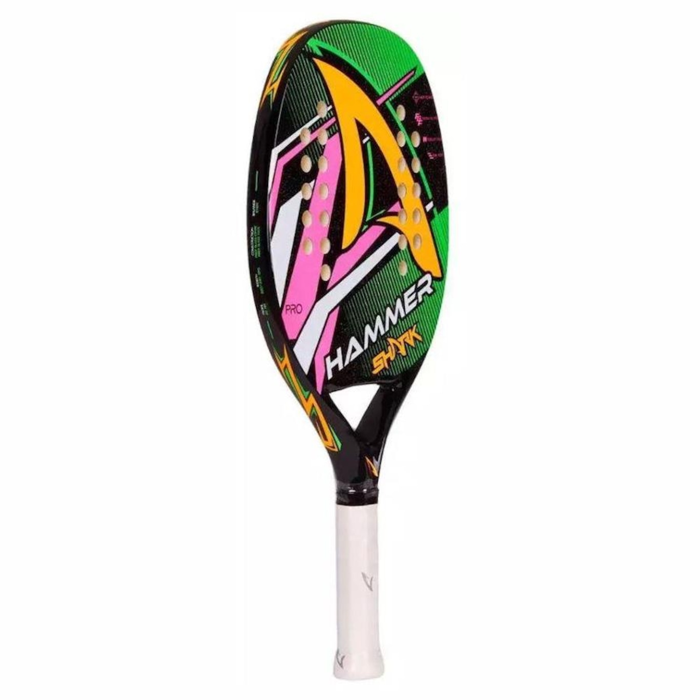 Raquete De Beach Tennis Shark Modelo Hammer Performance Treinos Jogos - Foto 2