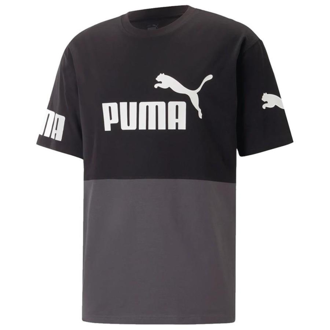 Camiseta Puma Power Colorblock - Masculina - Foto 1