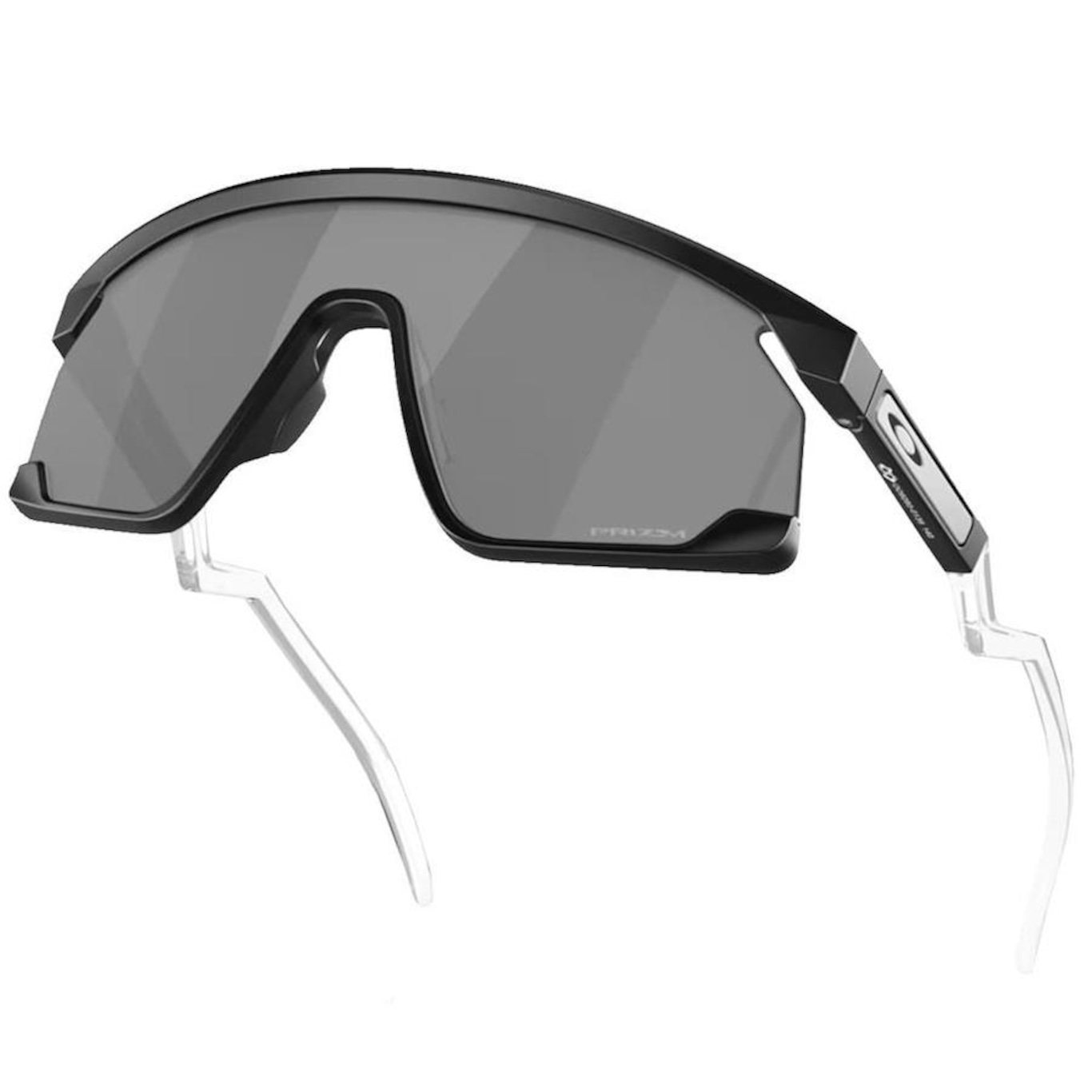 Óculos de Sol Unissex Oakley BXTR Matte Black Prizm Black - Foto 4