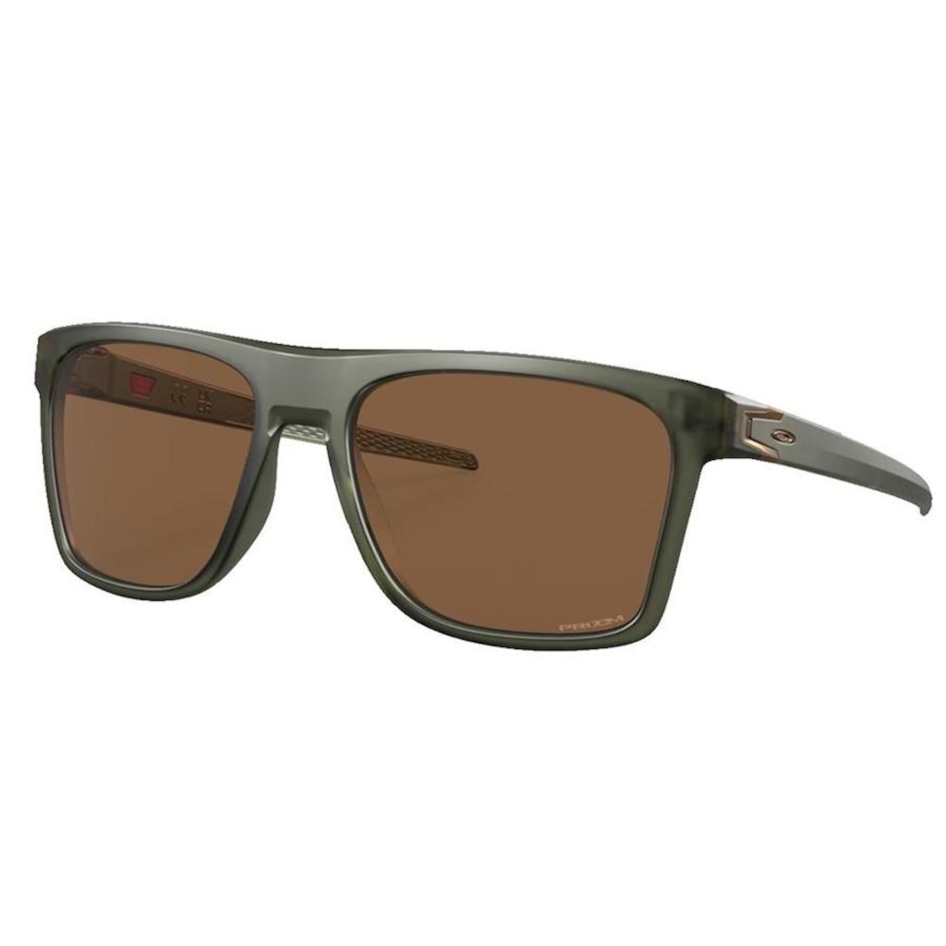 Óculos de Sol Unissex Oakley Leffingwell Matte Olive Ink Prizm Bronze - Foto 1