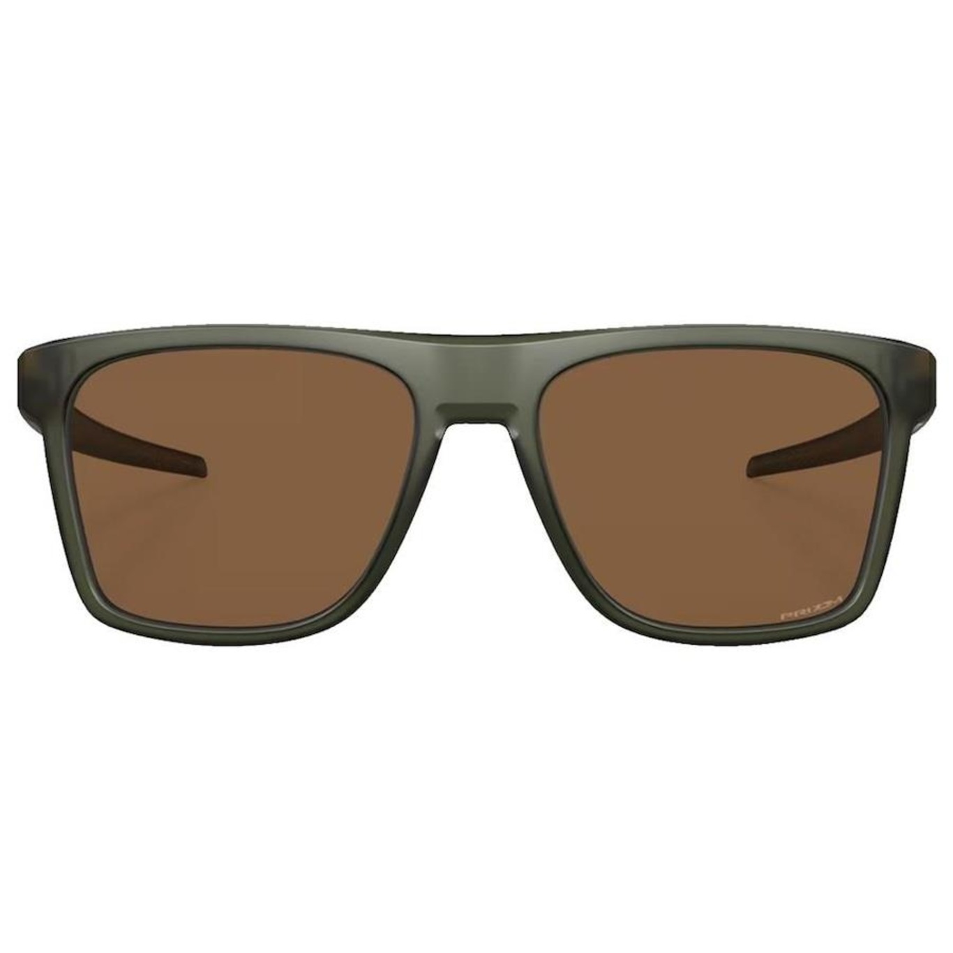 Óculos de Sol Unissex Oakley Leffingwell Matte Olive Ink Prizm Bronze - Foto 2