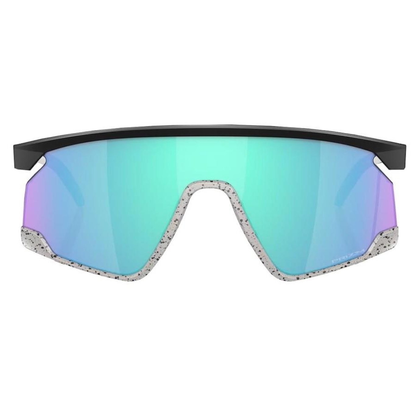 Óculos de Sol Unissex Oakley BXTR Matte Black Prizm Sapphire - Foto 2