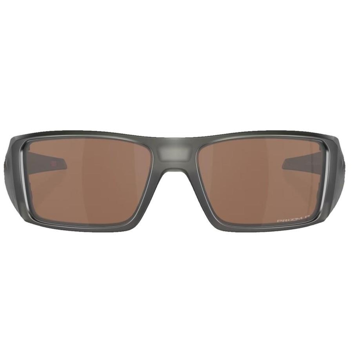 Óculos de Sol Unissex Oakley Heliostat Matte Grey Smoke Prizm Tungsten Polarized - Foto 2